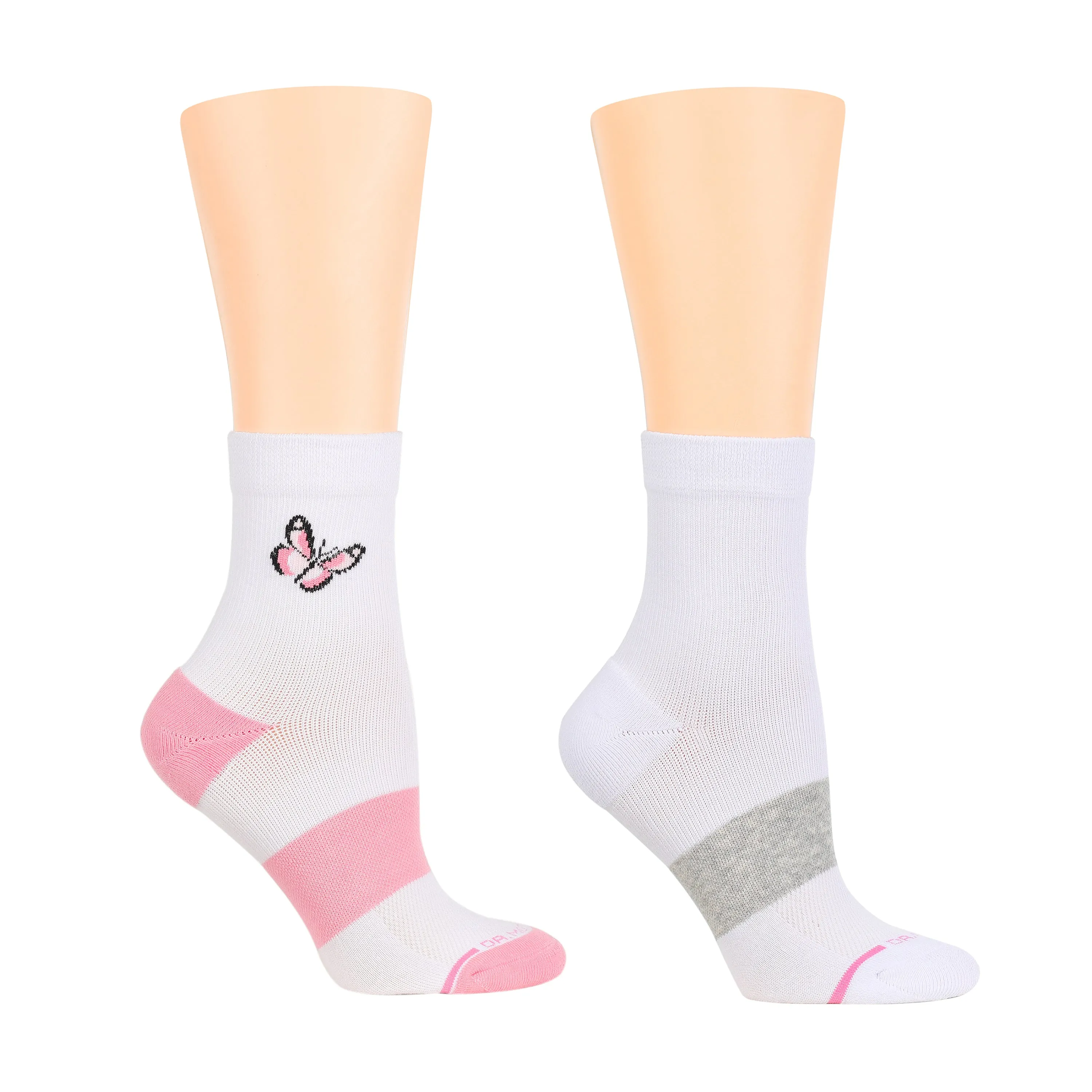 Placed Butterfly | Mid-Crew Compression Socks For Women sold by Dr. Motion