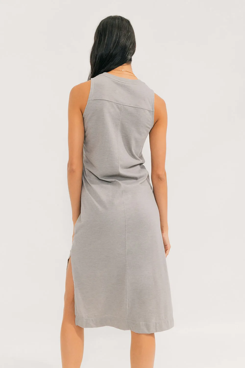 Relaxed Midi Muscle Dress (Slate) sold by EasyStandard product image thumbnail 2