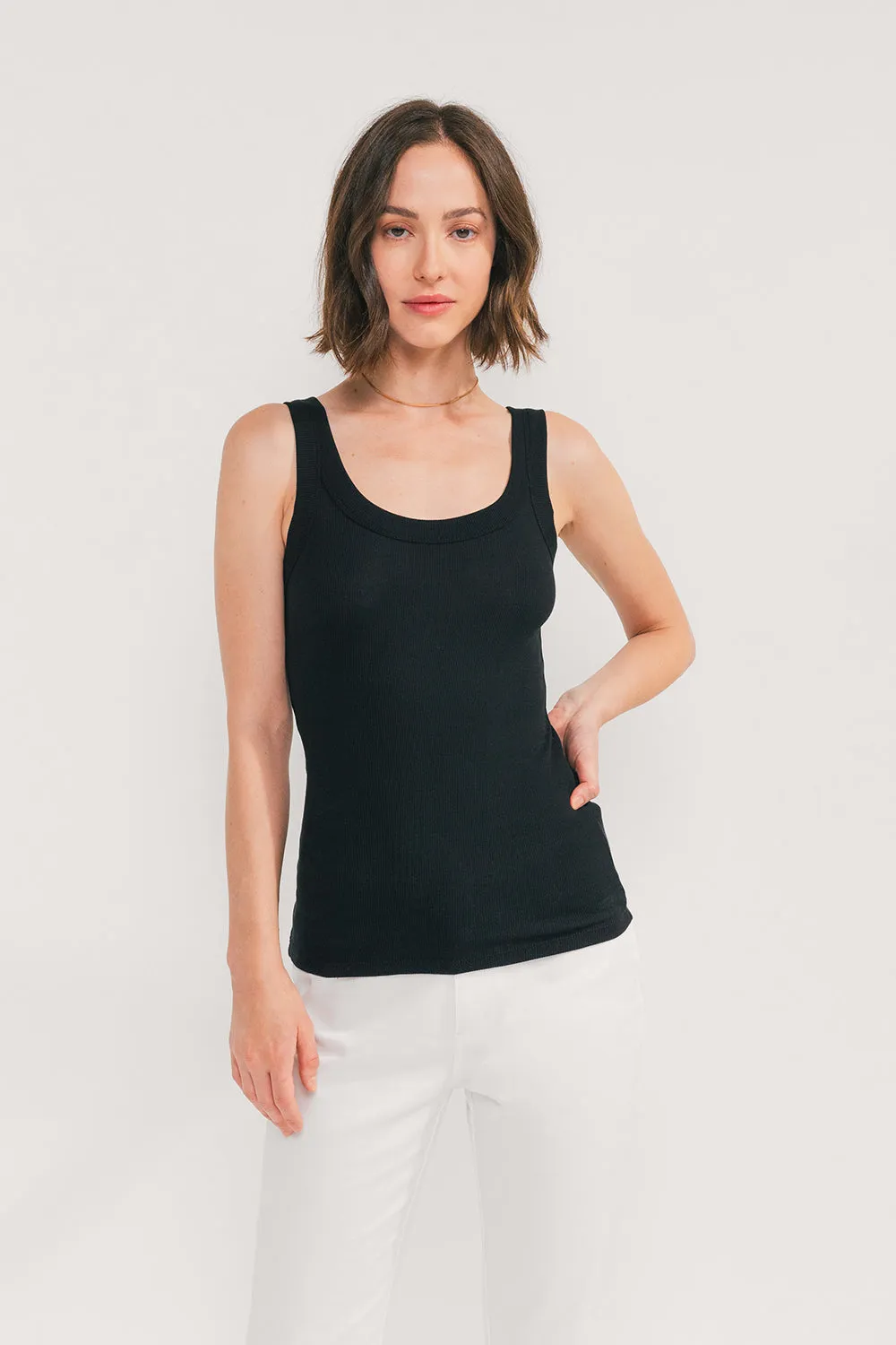 Rib Fitted Scoop Tank Pack (Day Dreamer) sold by EasyStandard product image thumbnail 3