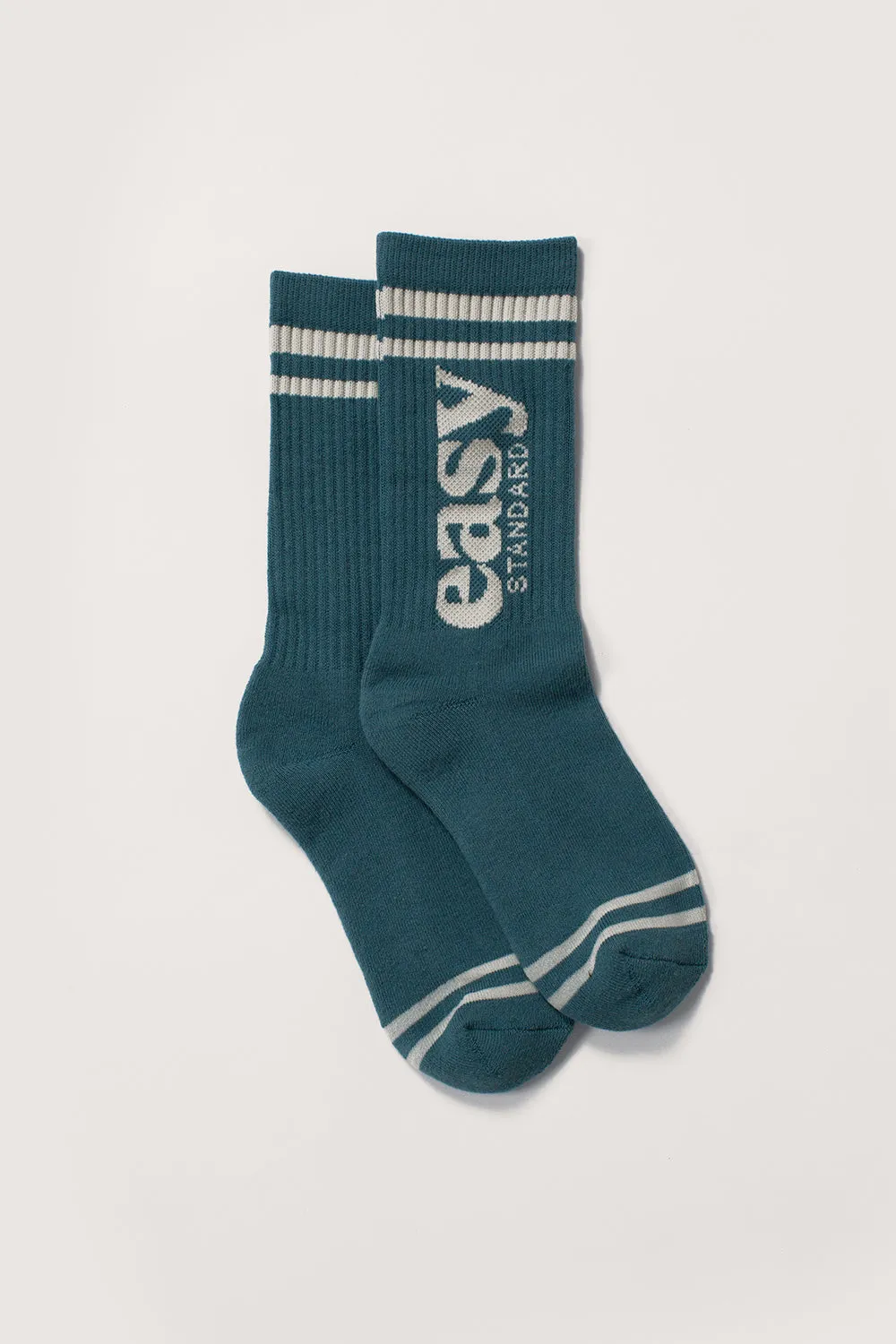 Cotton Logo Stripe Sock 2 Pack (Aqua & Berry) sold by EasyStandard product image thumbnail 3