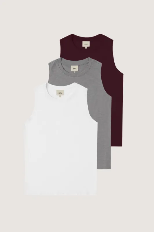 Relaxed Muscle Tank Bundle (Vino) sold by EasyStandard