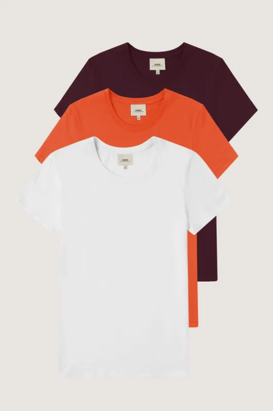 Fitted Crew Neck T-Shirt Bundle (Red Hot) sold by EasyStandard