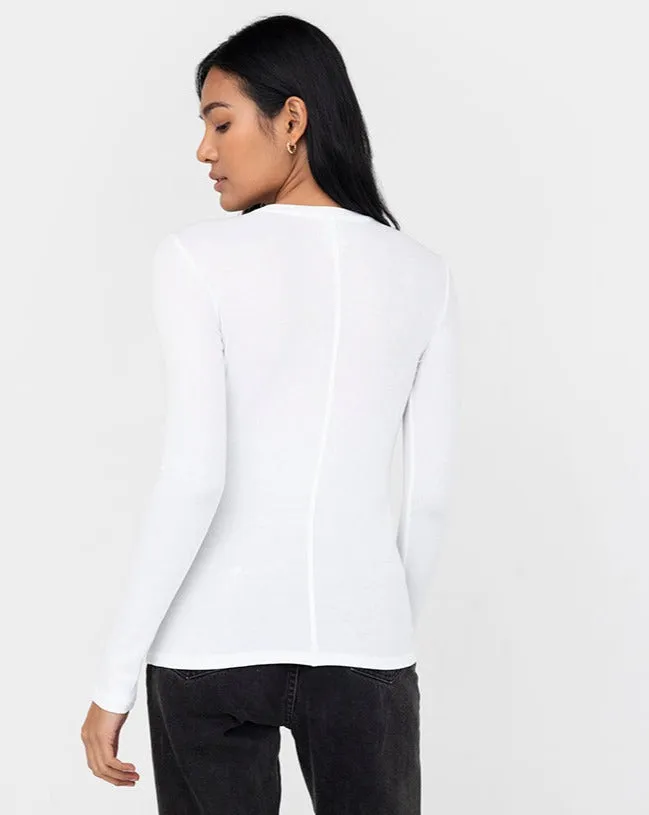 Rib Long Sleeve Crew sold by EasyStandard product image thumbnail 2