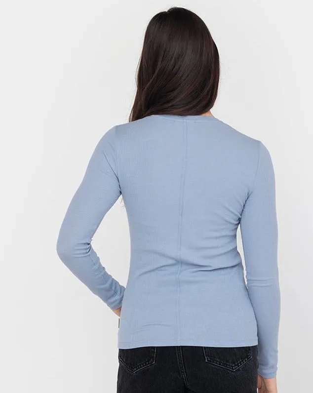 Rib Long Sleeve Crew sold by EasyStandard product image thumbnail 5