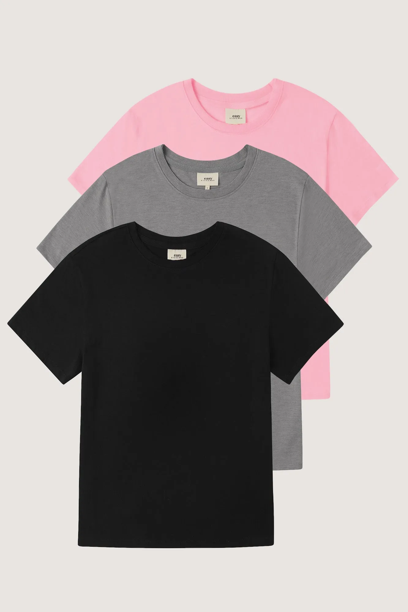 Relaxed Crew Neck T-shirt Bundle (Shasta) sold by EasyStandard
