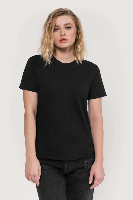 Relaxed Crew Neck T-Shirt (Jet Black) sold by EasyStandard