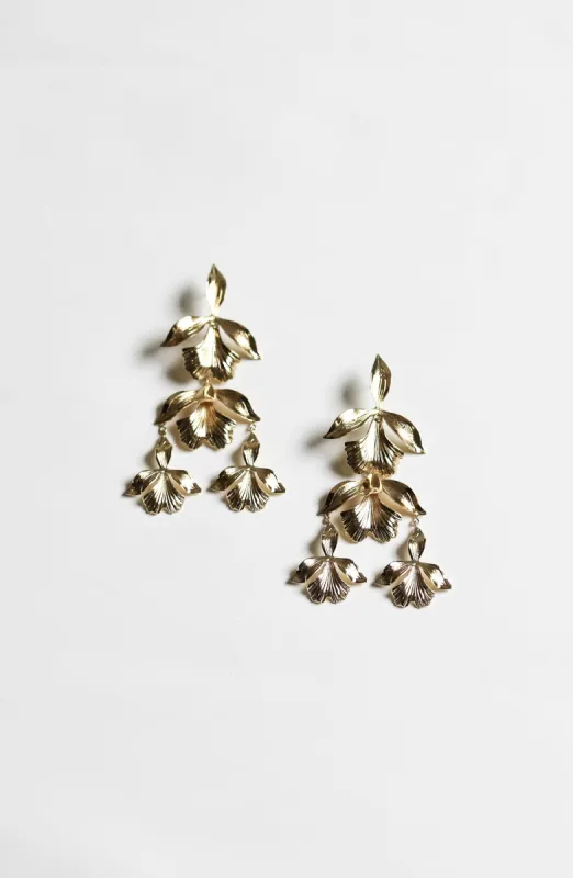 Agytha x Eleanor Leftwich Iris Chandelier Earrings sold by Eleanor Leftwich