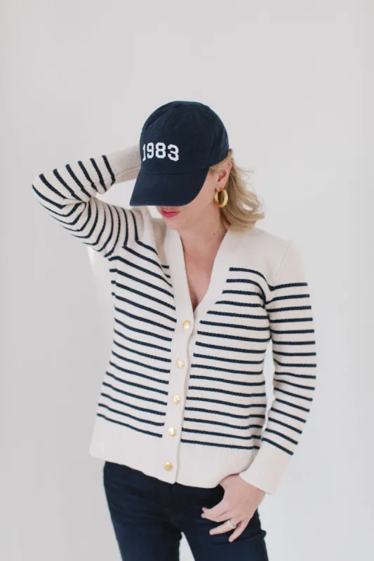 The Perfect Striped Cardigan sold by Eleanor Leftwich