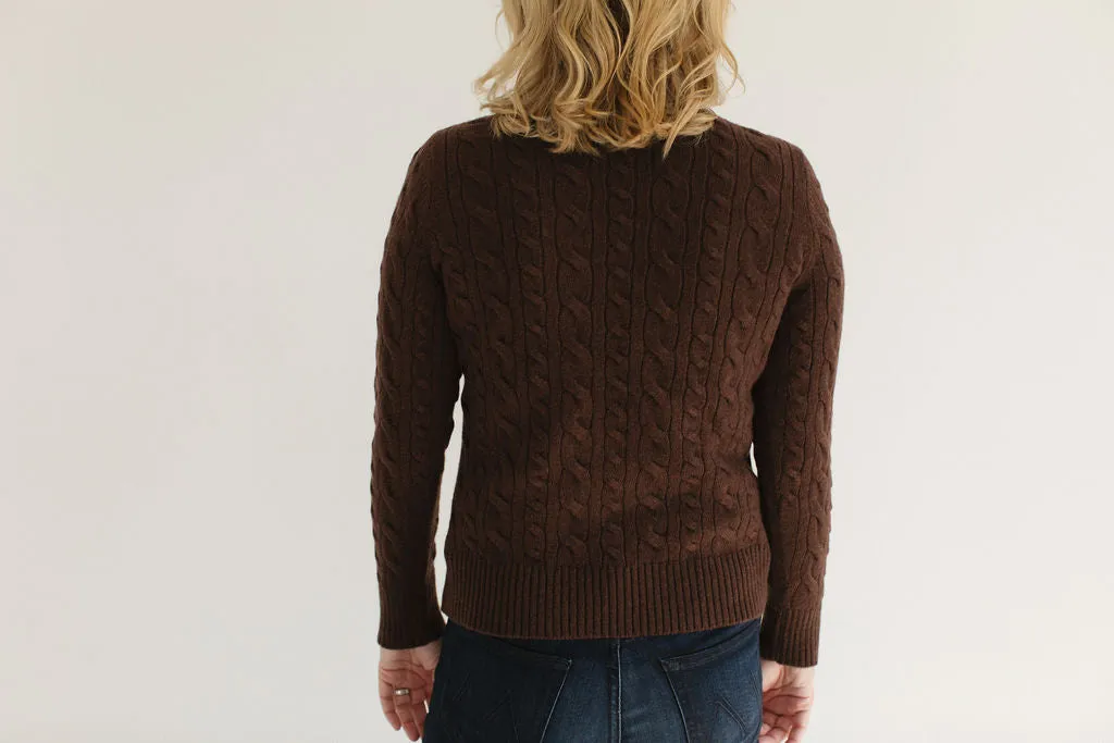 Cable Knit Turtleneck sold by Eleanor Leftwich product image thumbnail 2