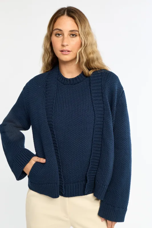 Chunky Cotton Cardigan sold by Eleanor Leftwich