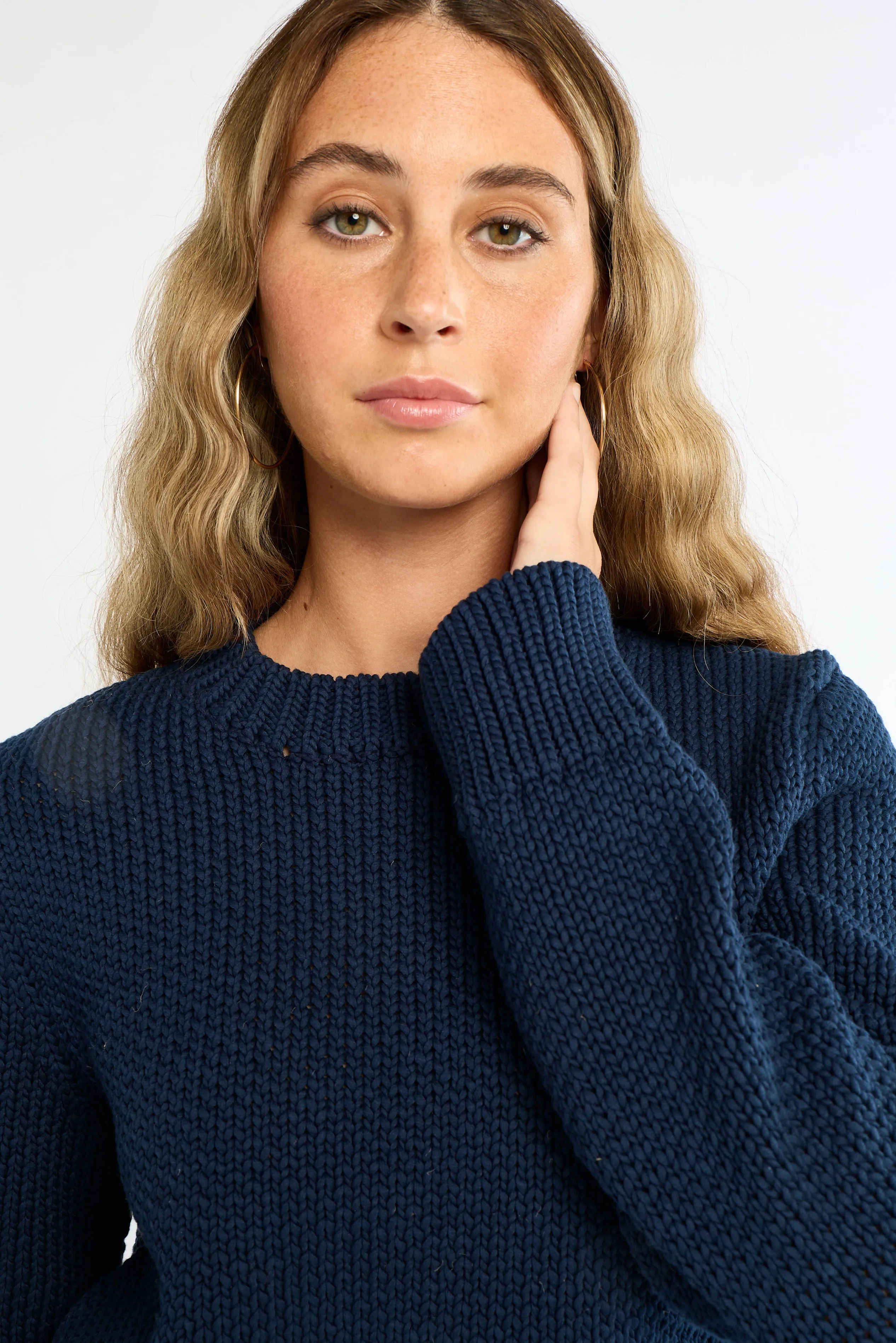 Chunky Cotton Crewneck sold by Eleanor Leftwich product image thumbnail 4