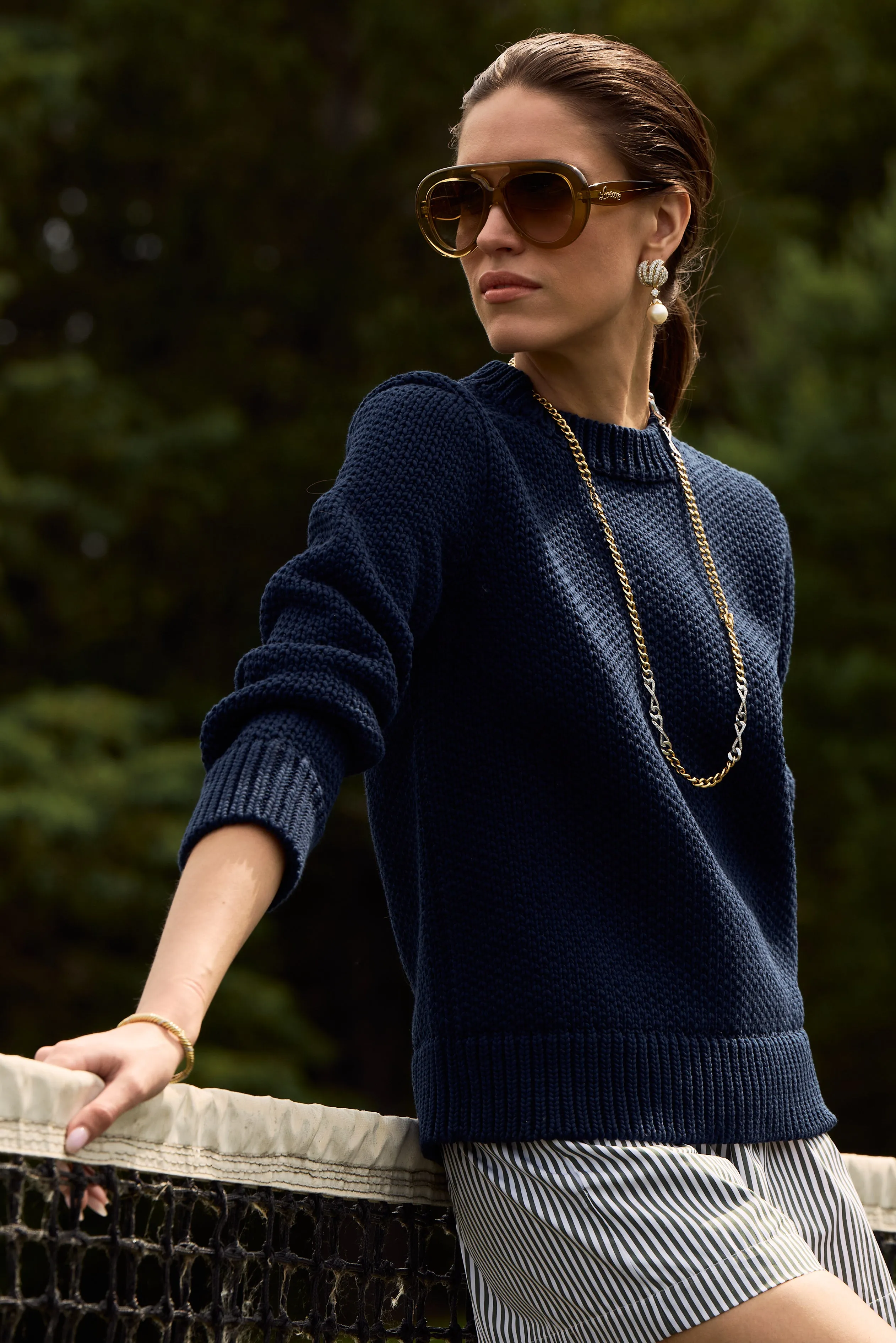 Chunky Cotton Crewneck sold by Eleanor Leftwich product image thumbnail 2