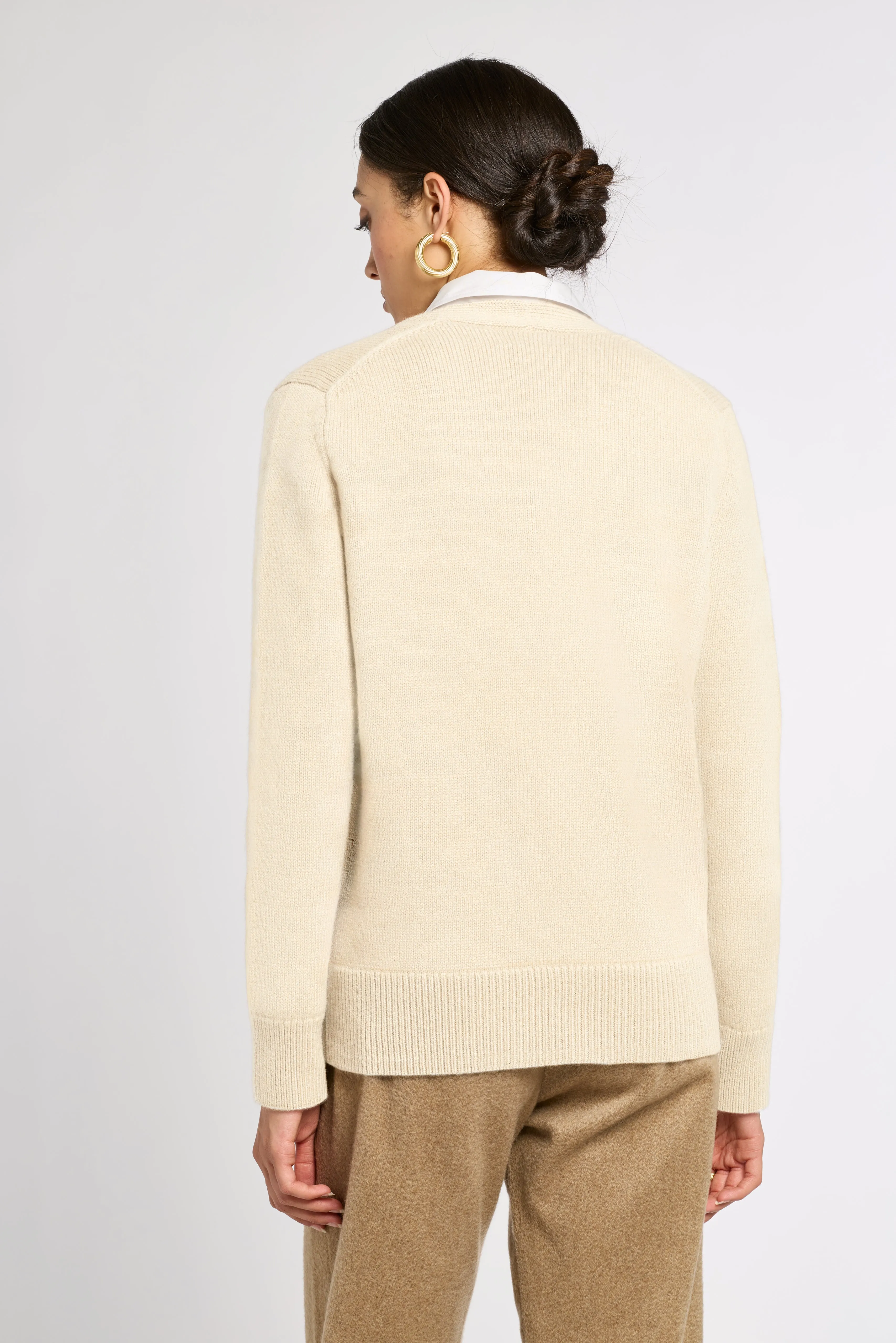 Classic Cashmere Cardigan sold by Eleanor Leftwich product image thumbnail 4