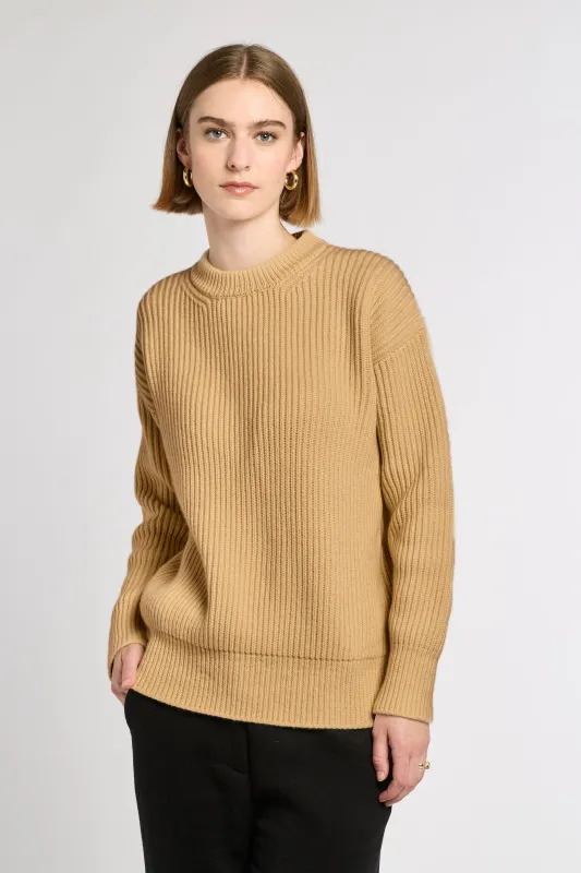 Ribbed Cashmere Crew sold by Eleanor Leftwich
