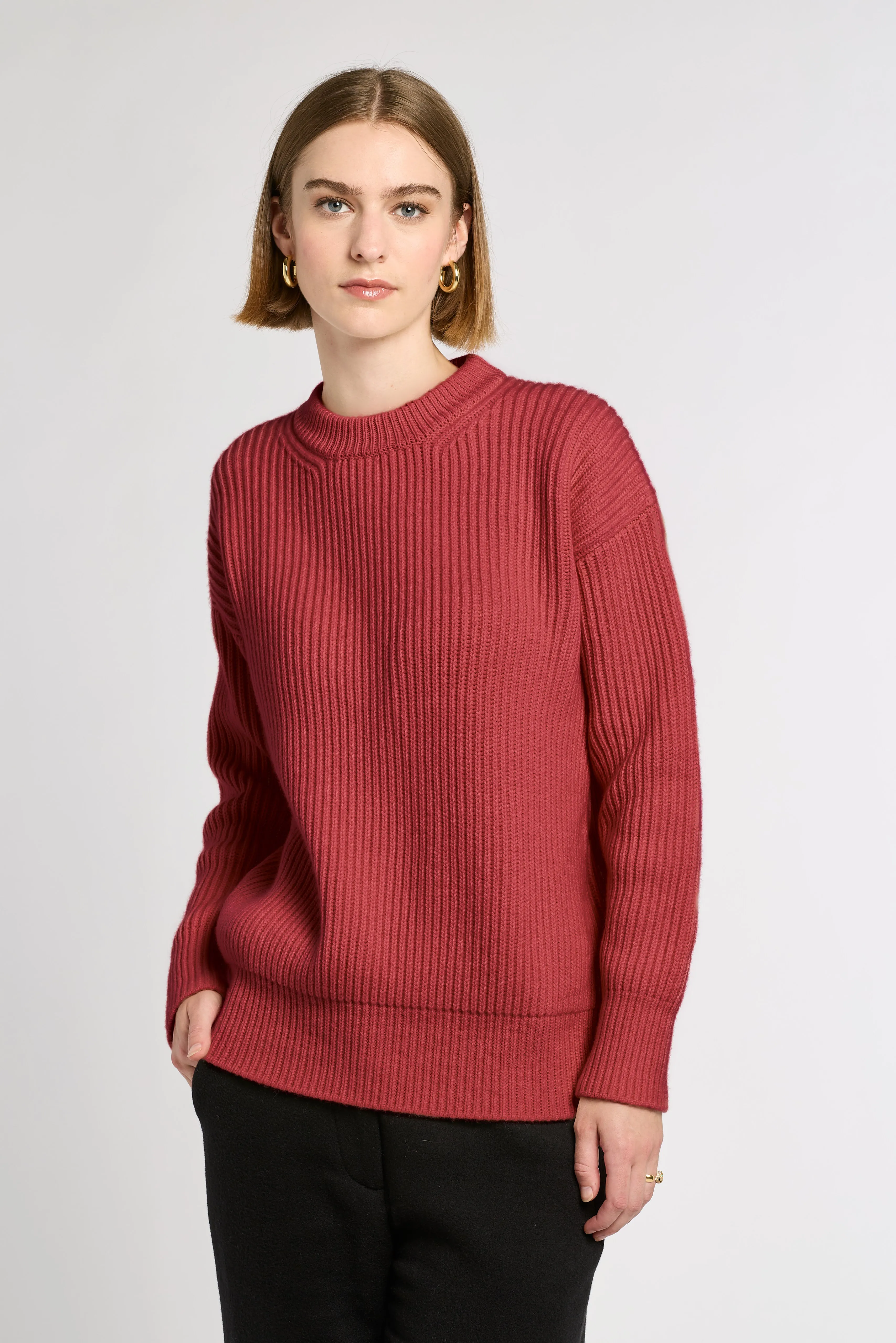 Ribbed Cashmere Crew sold by Eleanor Leftwich