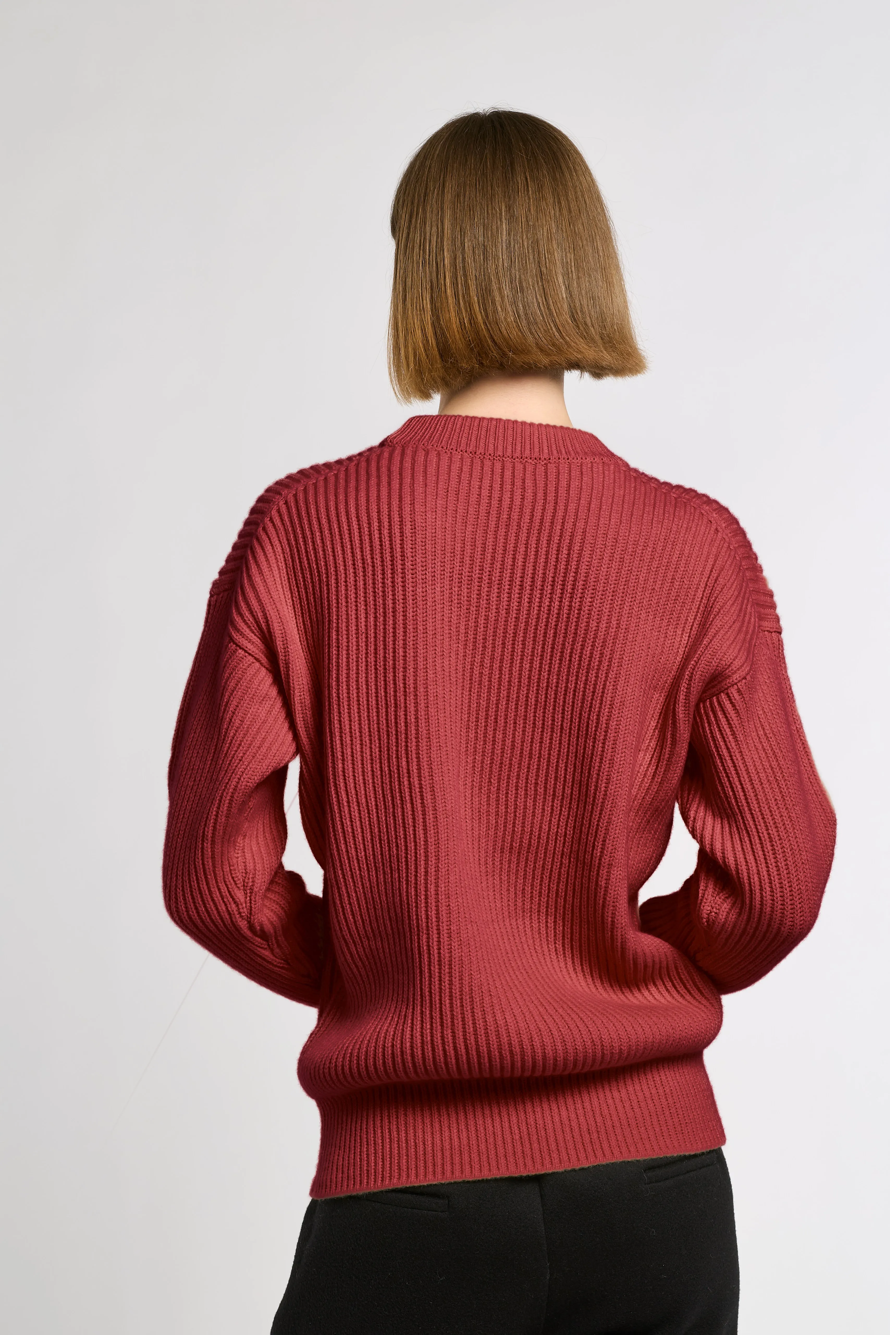Ribbed Cashmere Crew sold by Eleanor Leftwich product image thumbnail 3