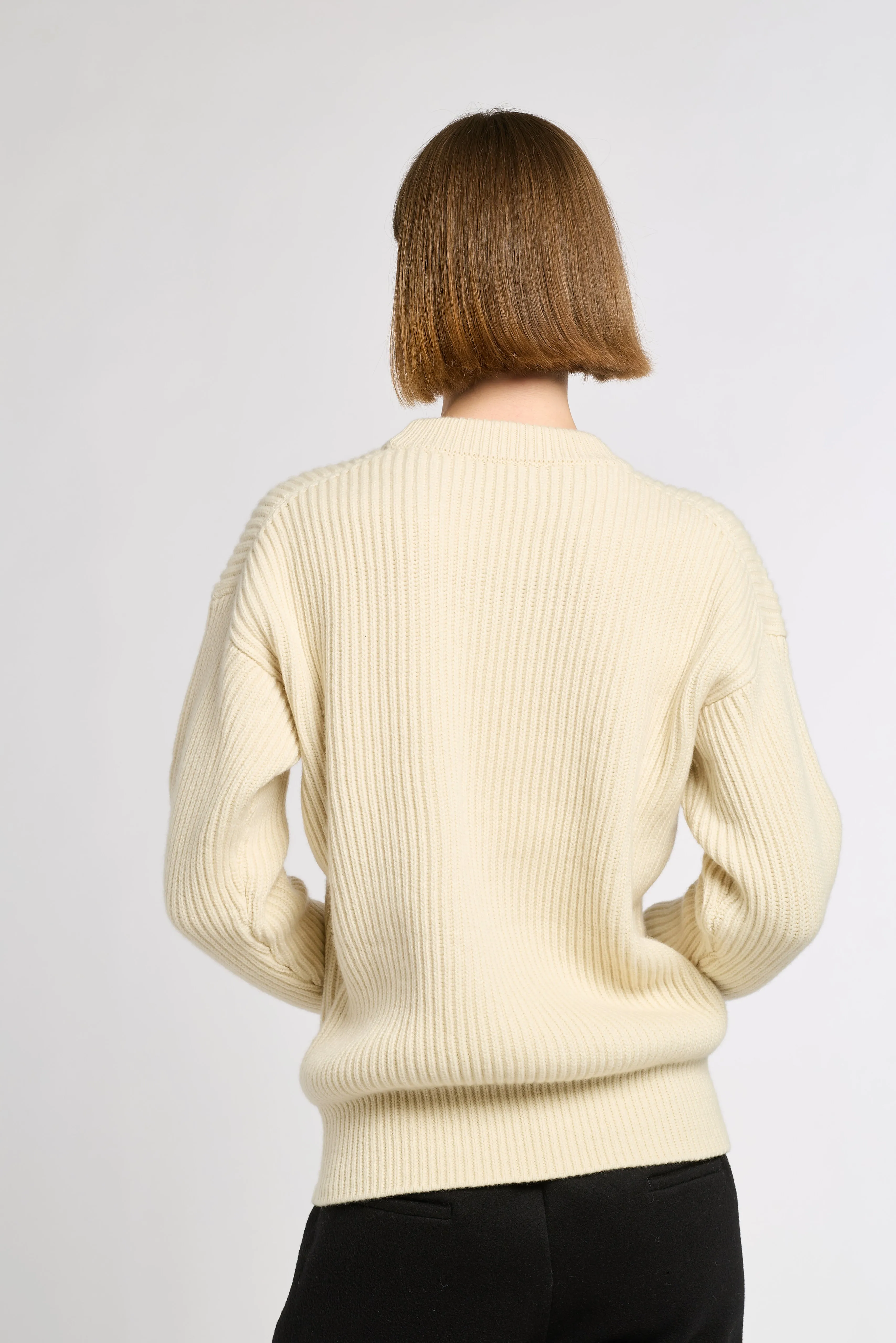 Ribbed Cashmere Crew sold by Eleanor Leftwich product image thumbnail 5