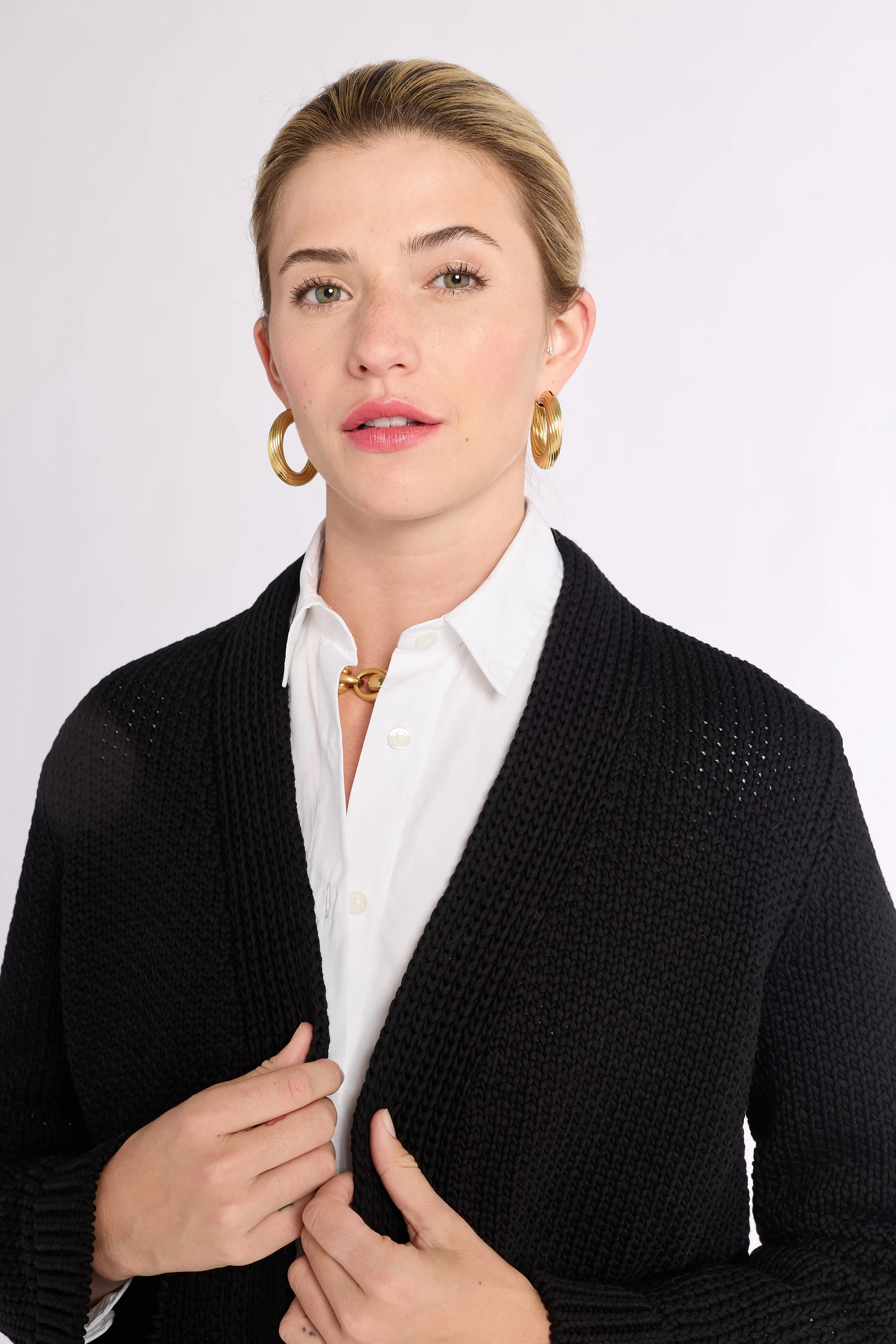 Chunky Cotton Cardigan sold by Eleanor Leftwich product image thumbnail 2