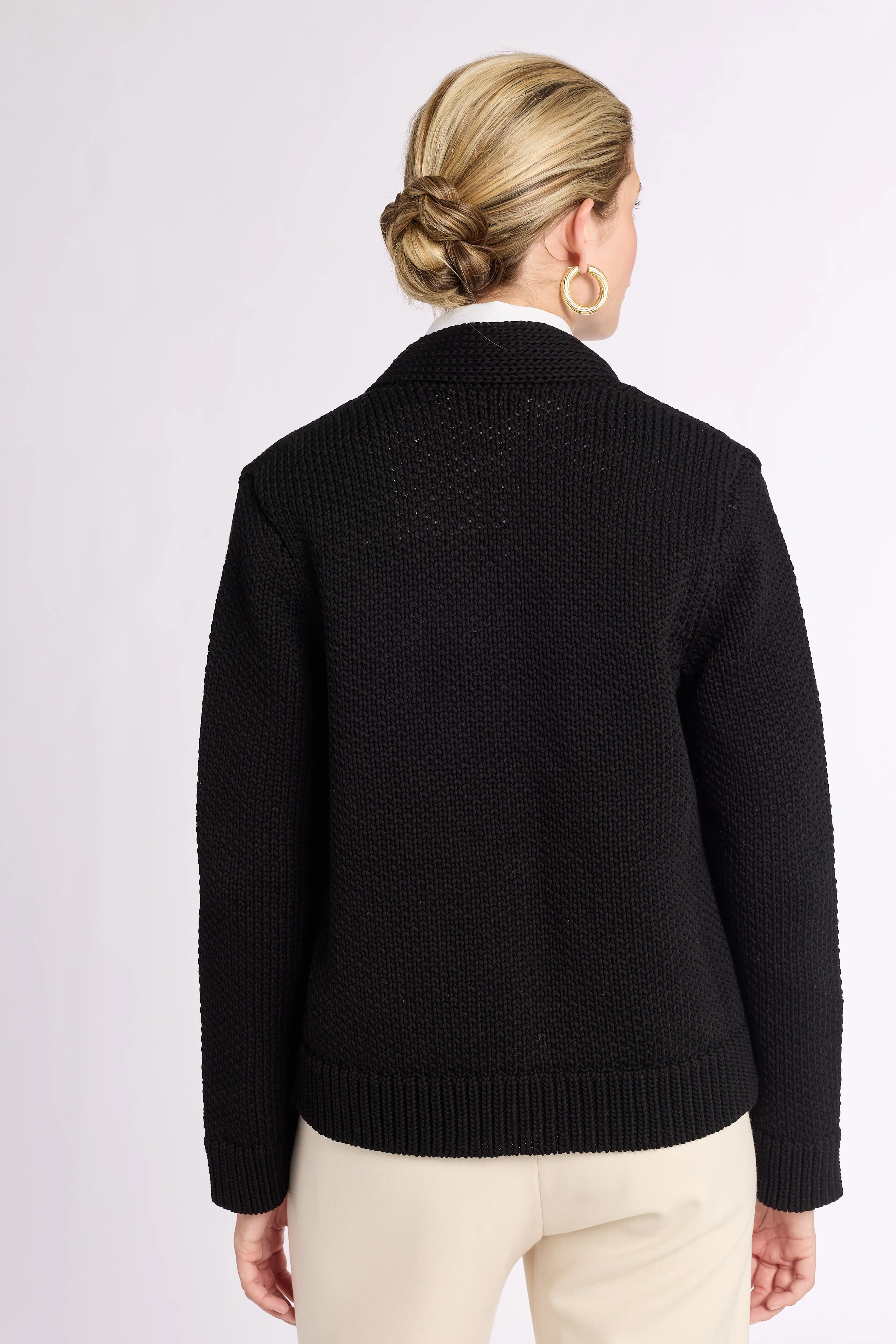 Chunky Cotton Cardigan sold by Eleanor Leftwich product image thumbnail 3