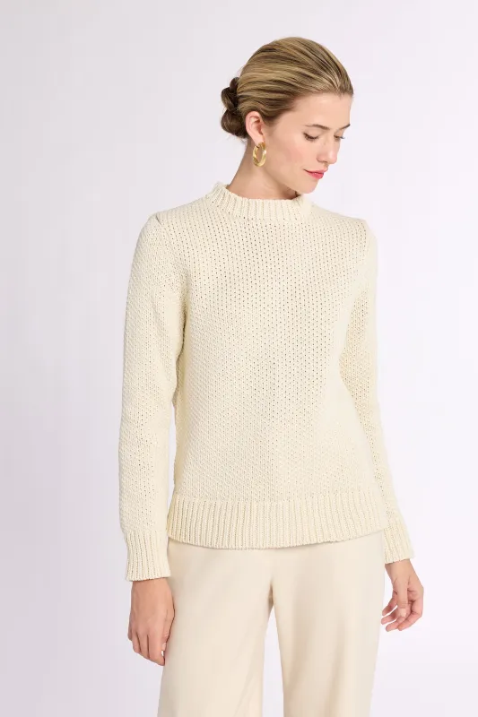 Chunky Cotton Crewneck sold by Eleanor Leftwich