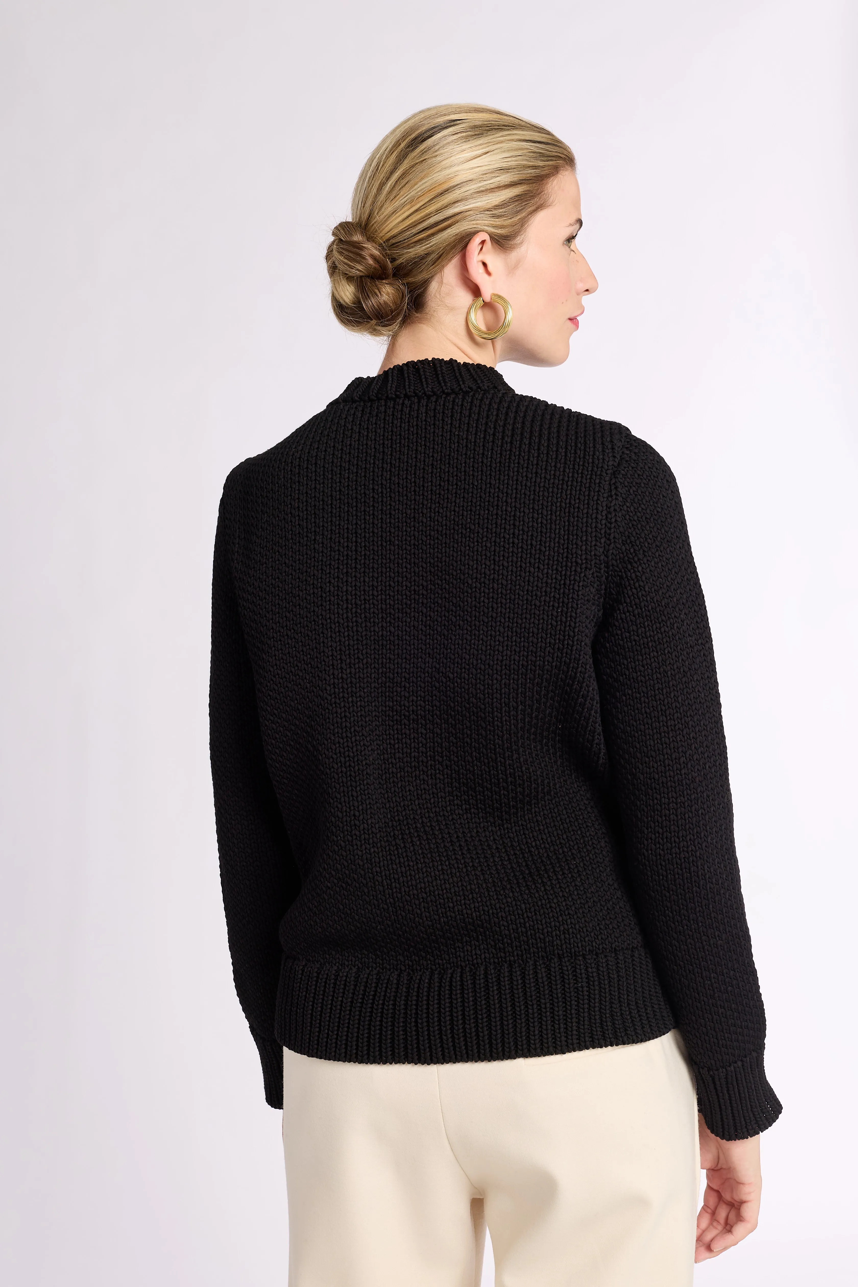 Chunky Cotton Crewneck sold by Eleanor Leftwich product image thumbnail 3
