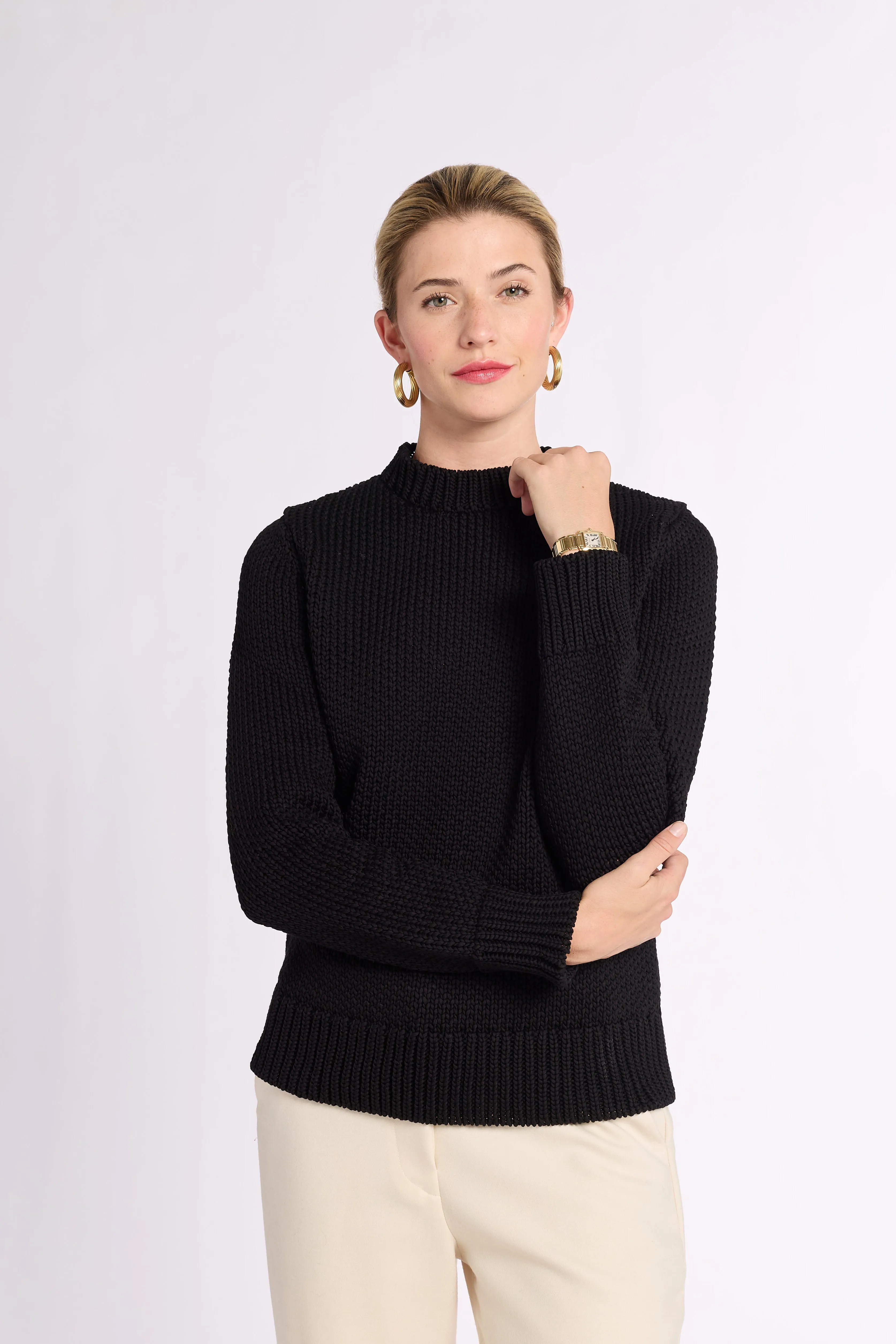 Chunky Cotton Crewneck sold by Eleanor Leftwich