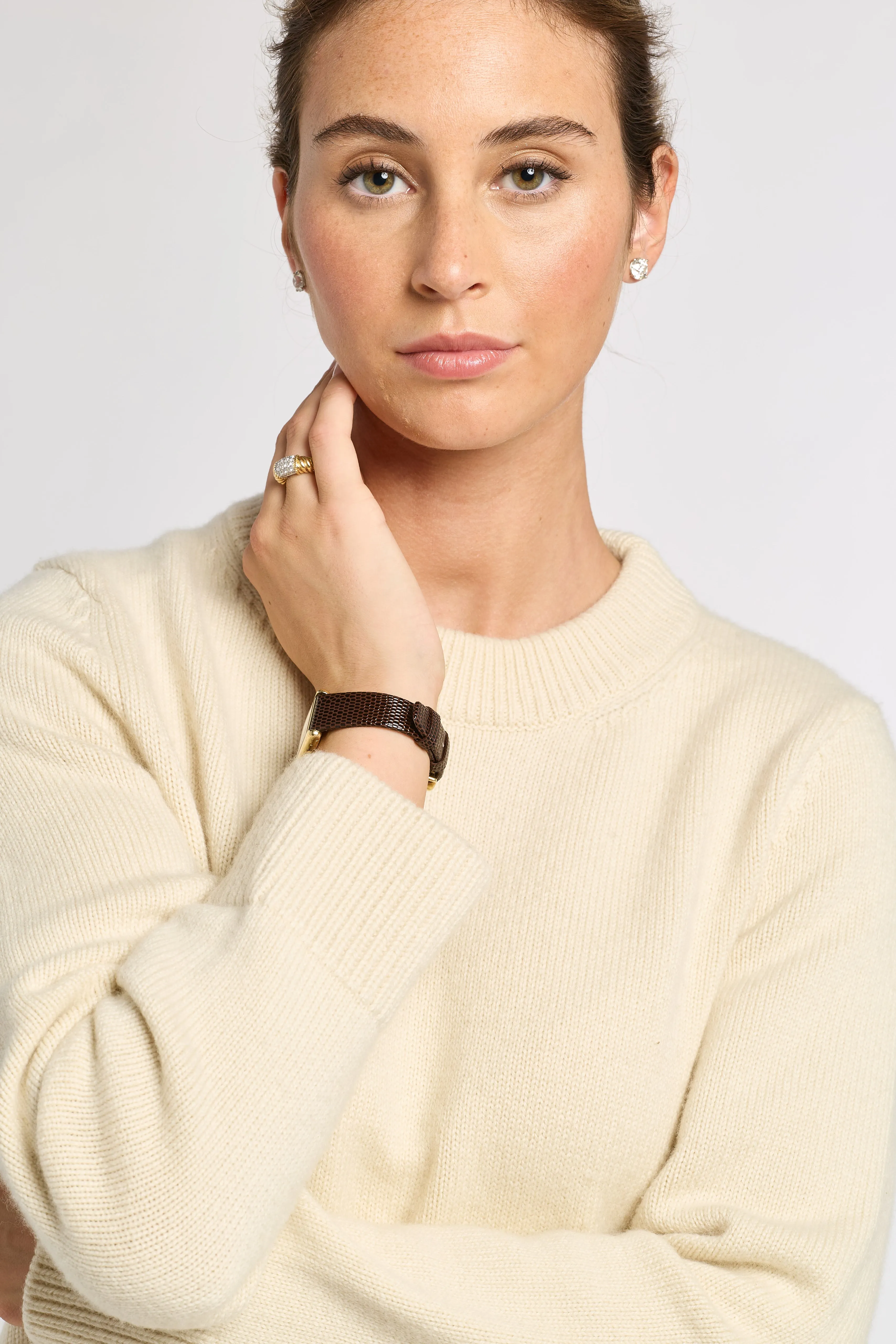 Classic Cashmere Crew sold by Eleanor Leftwich product image thumbnail 3