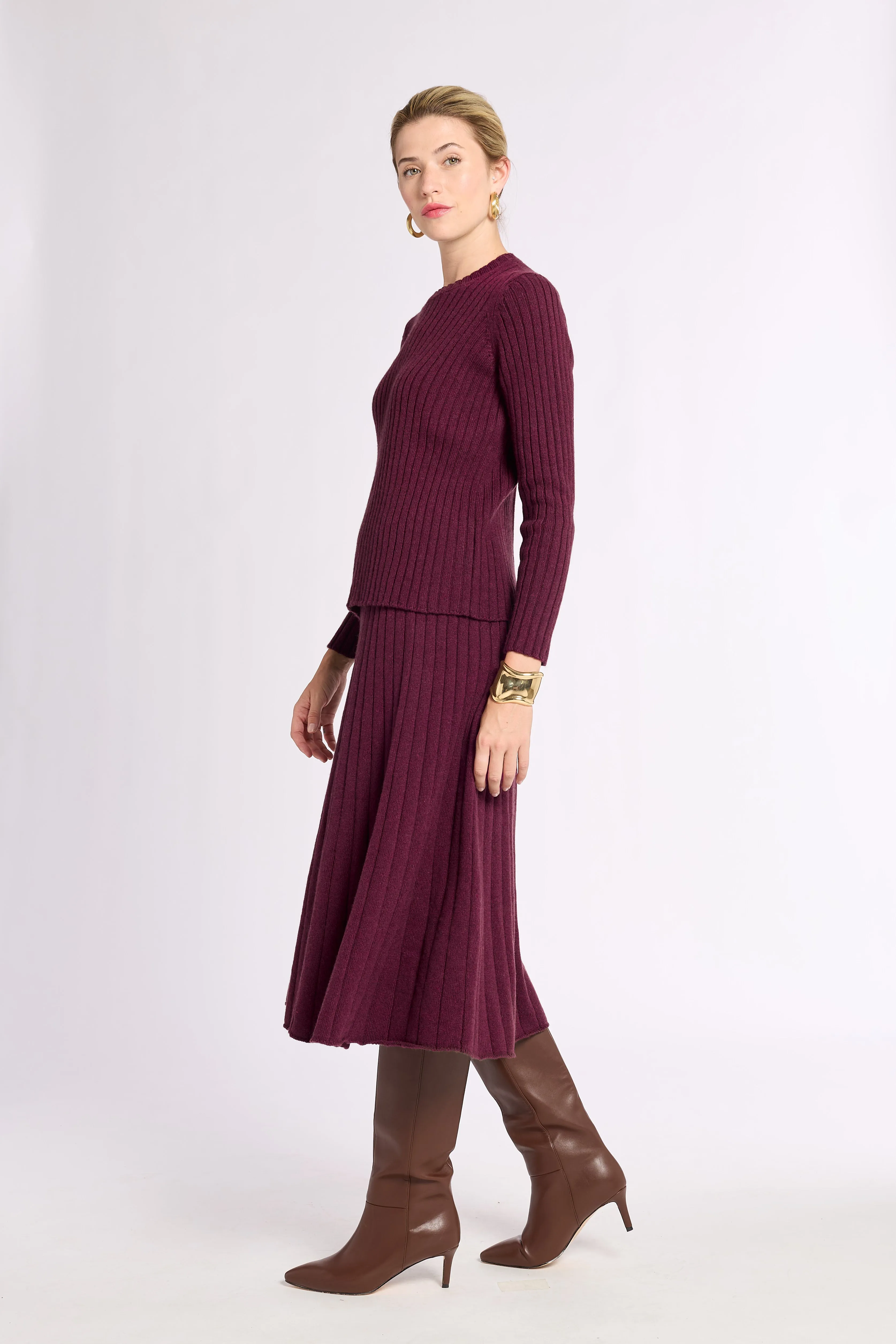 Ribbed Cashmere Crewneck sold by Eleanor Leftwich product image thumbnail 4