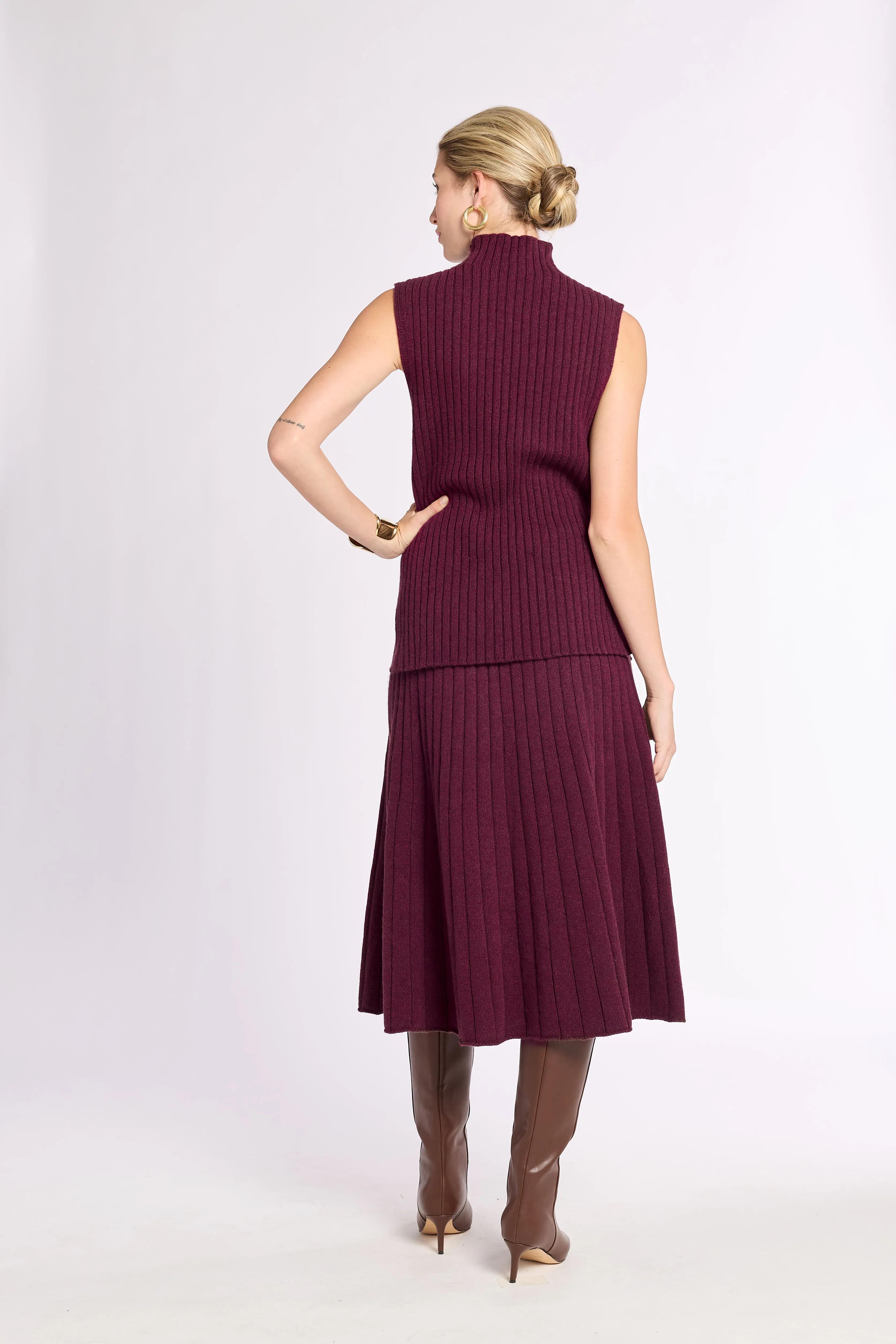 Ribbed Cashmere Shell sold by Eleanor Leftwich product image thumbnail 4