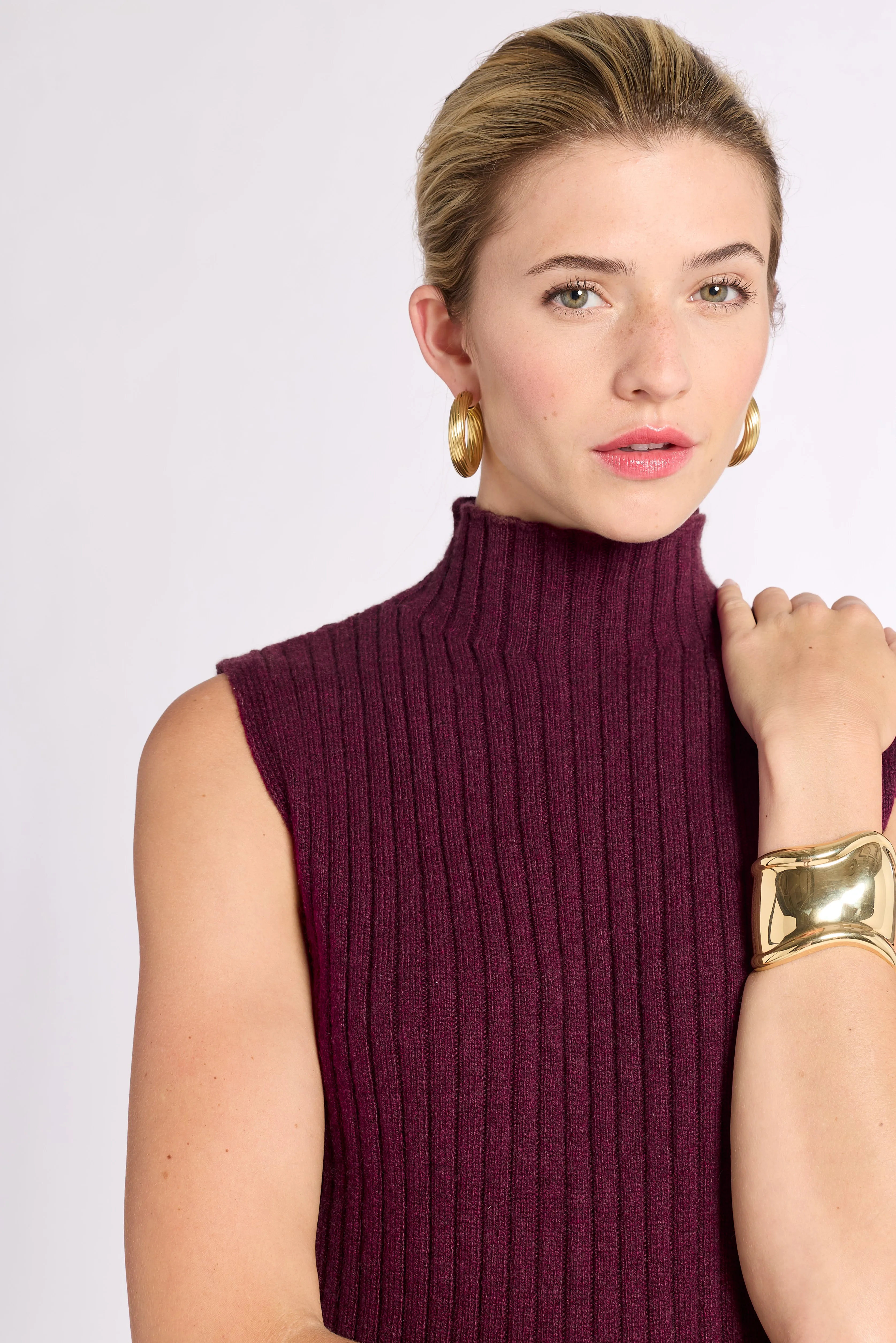 Ribbed Cashmere Shell sold by Eleanor Leftwich product image thumbnail 2