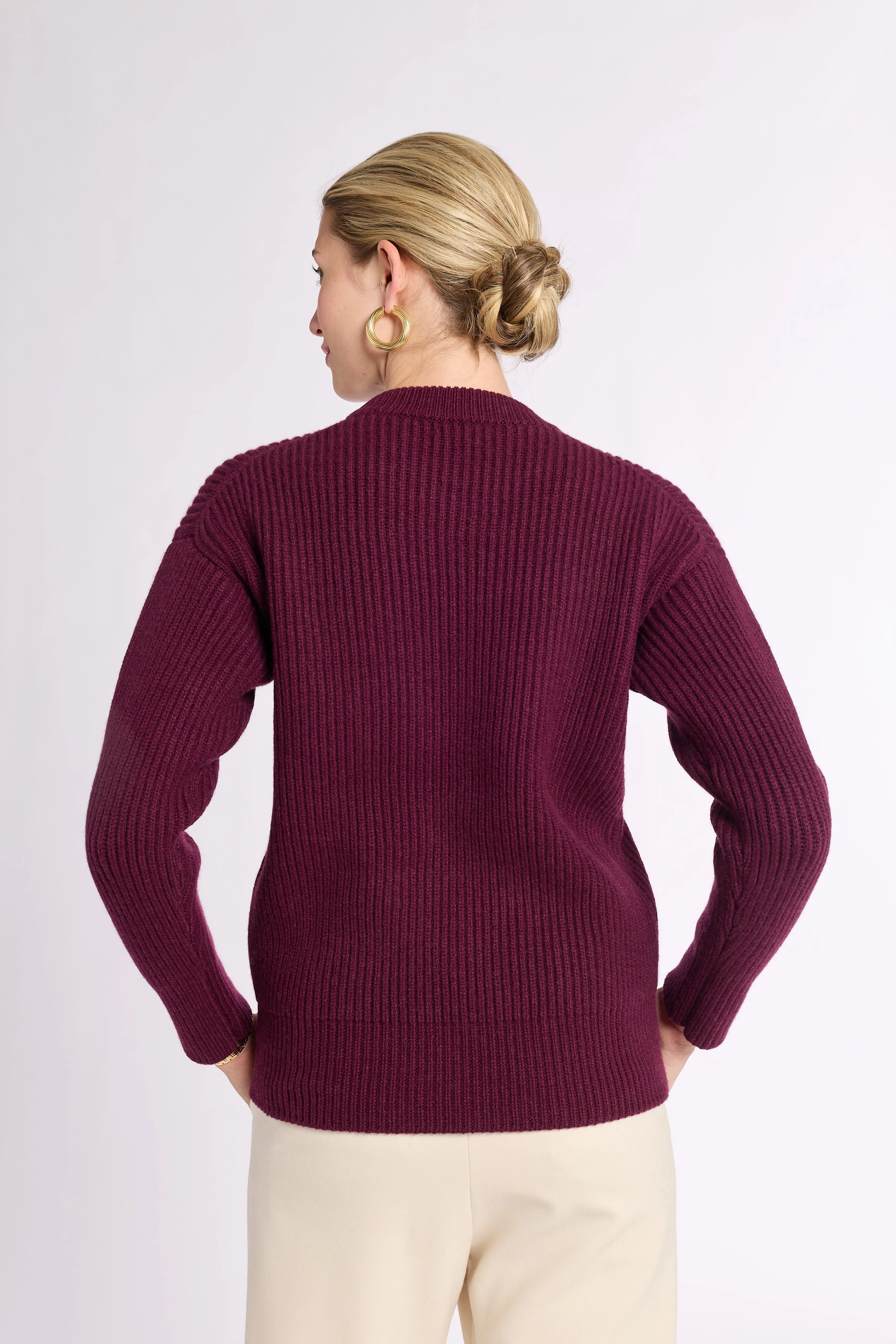 Ribbed Cashmere Crew sold by Eleanor Leftwich product image thumbnail 4