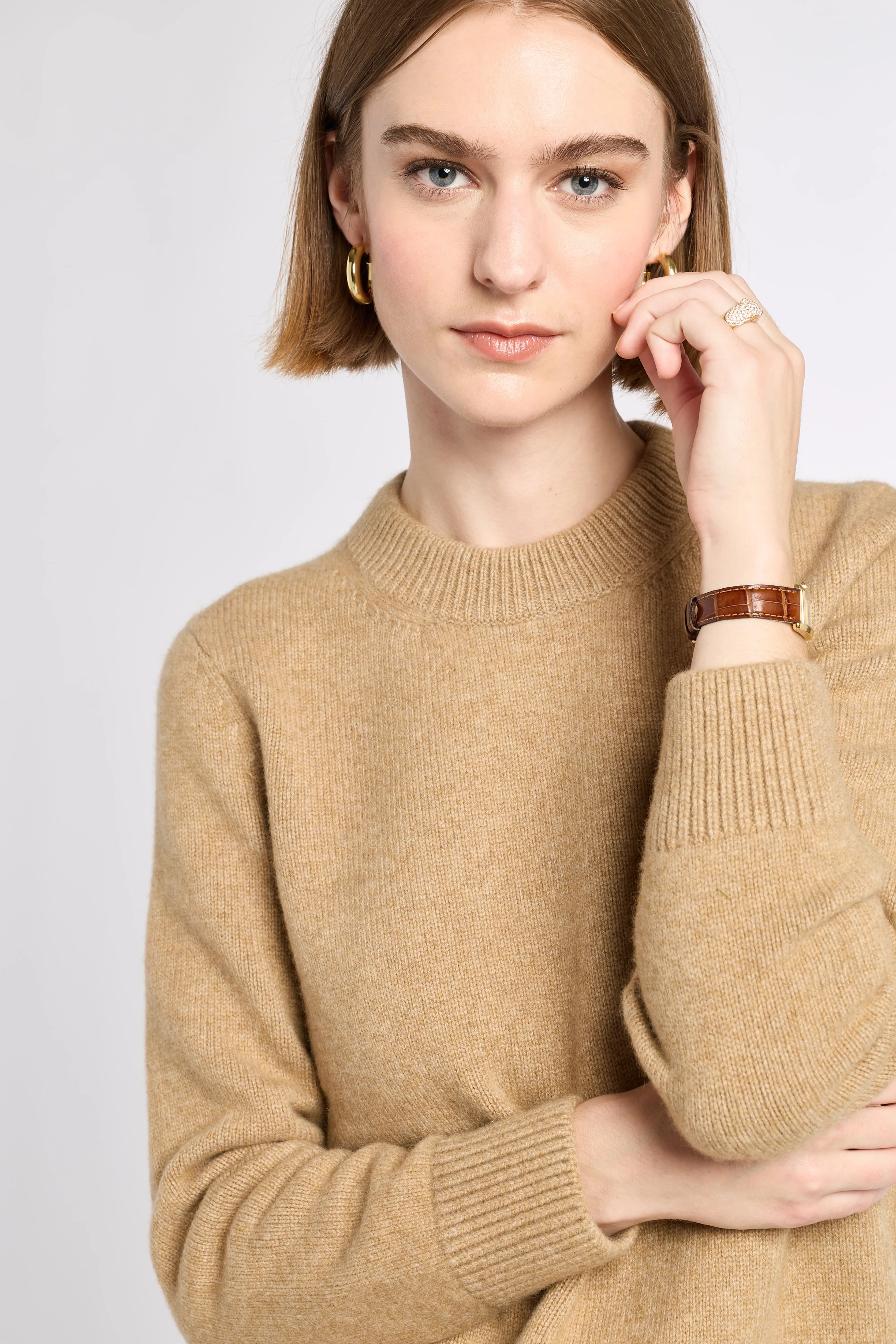 Classic Cashmere Crew sold by Eleanor Leftwich product image thumbnail 2