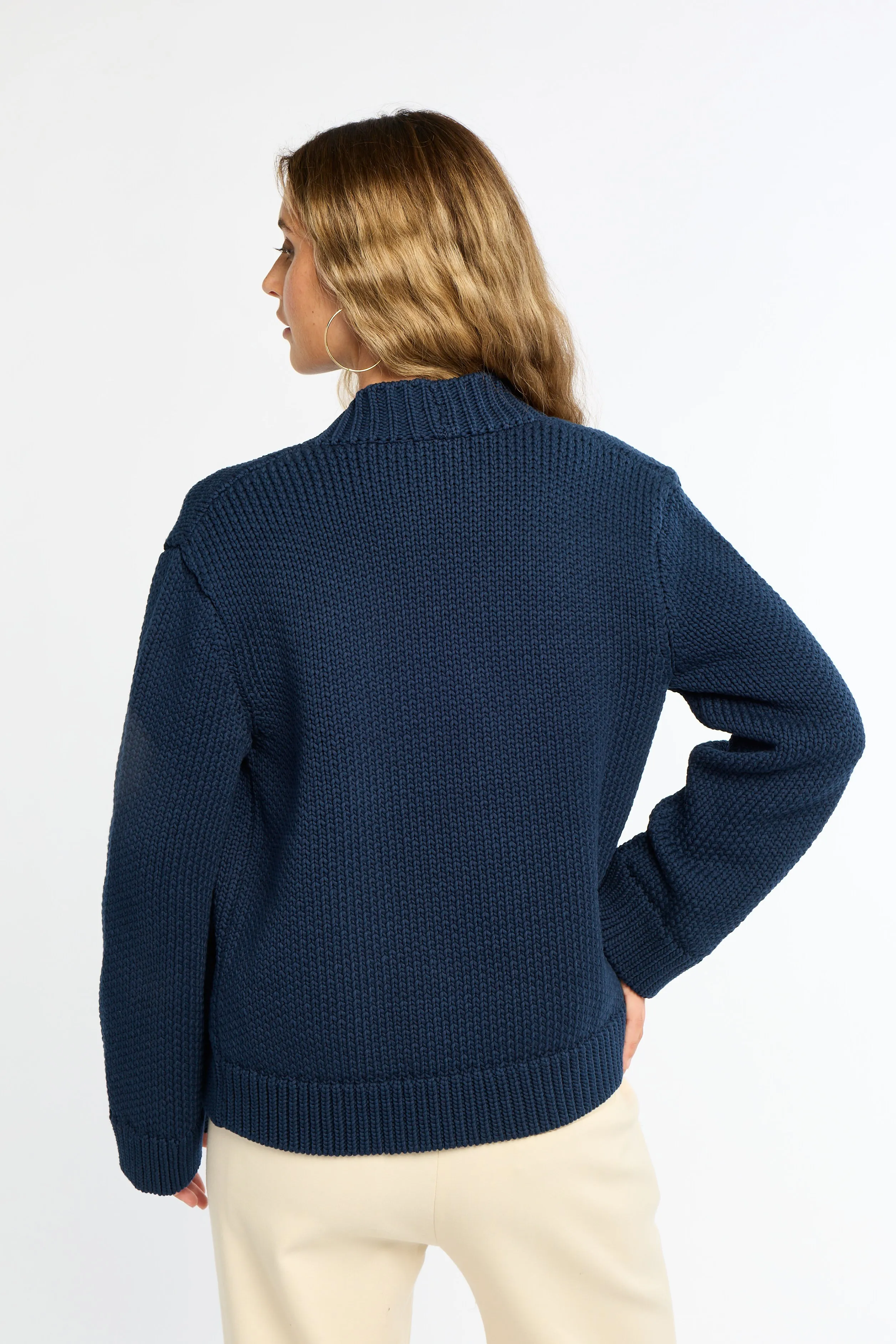 Chunky Cotton Cardigan sold by Eleanor Leftwich product image thumbnail 5