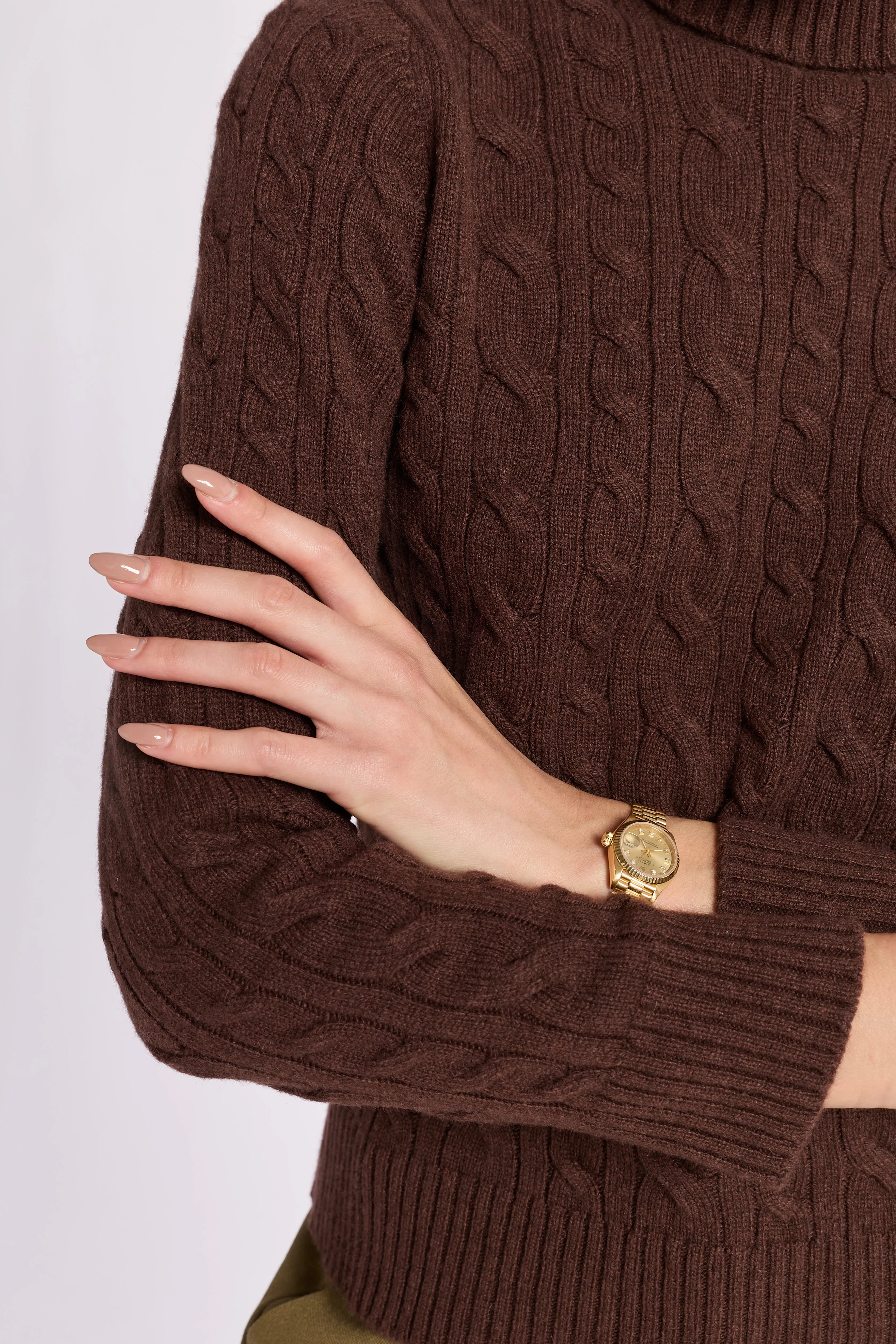 Cable Knit Turtleneck sold by Eleanor Leftwich product image thumbnail 3