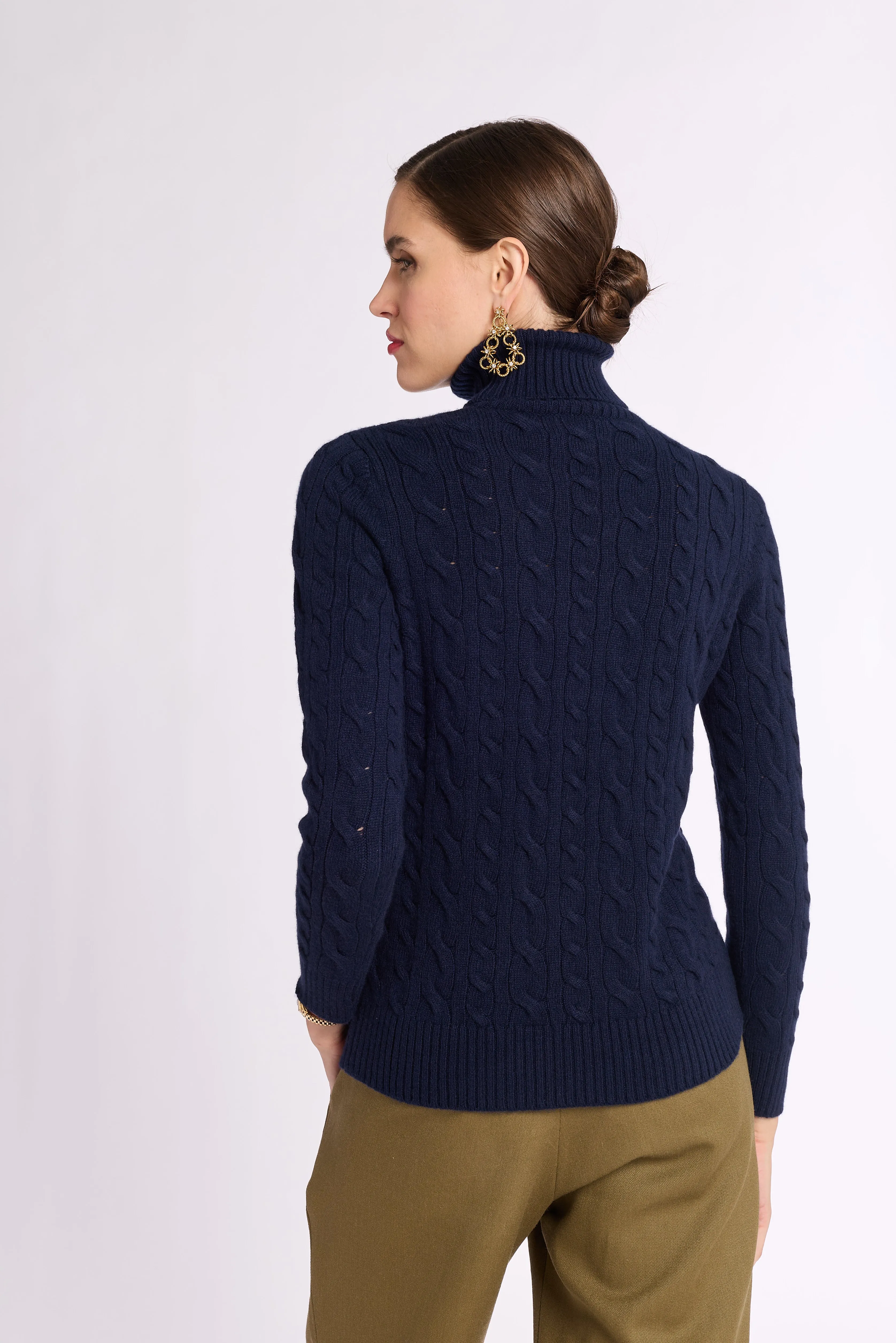 Cable Knit Turtleneck sold by Eleanor Leftwich product image thumbnail 5