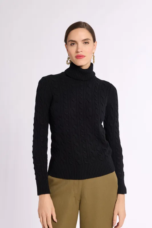 Cable Knit Turtleneck sold by Eleanor Leftwich