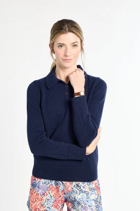 Cashmere Polo made by Eleanor Leftwich