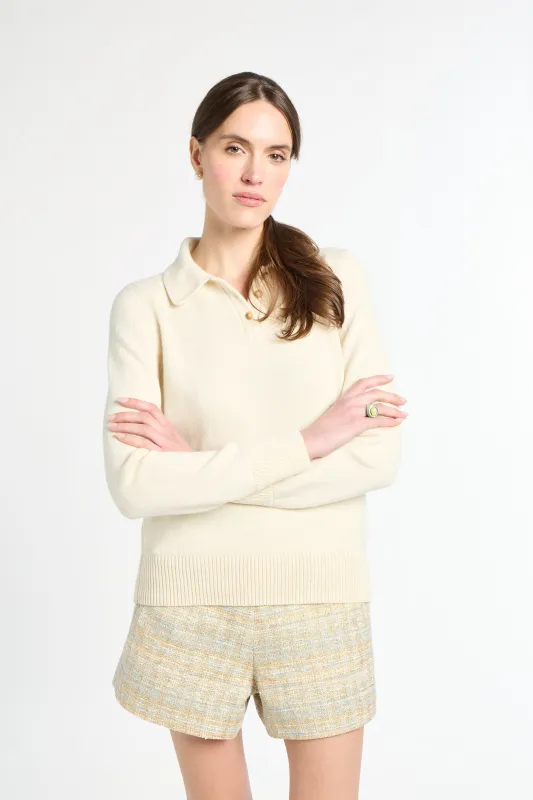 Cashmere Polo made by Eleanor Leftwich