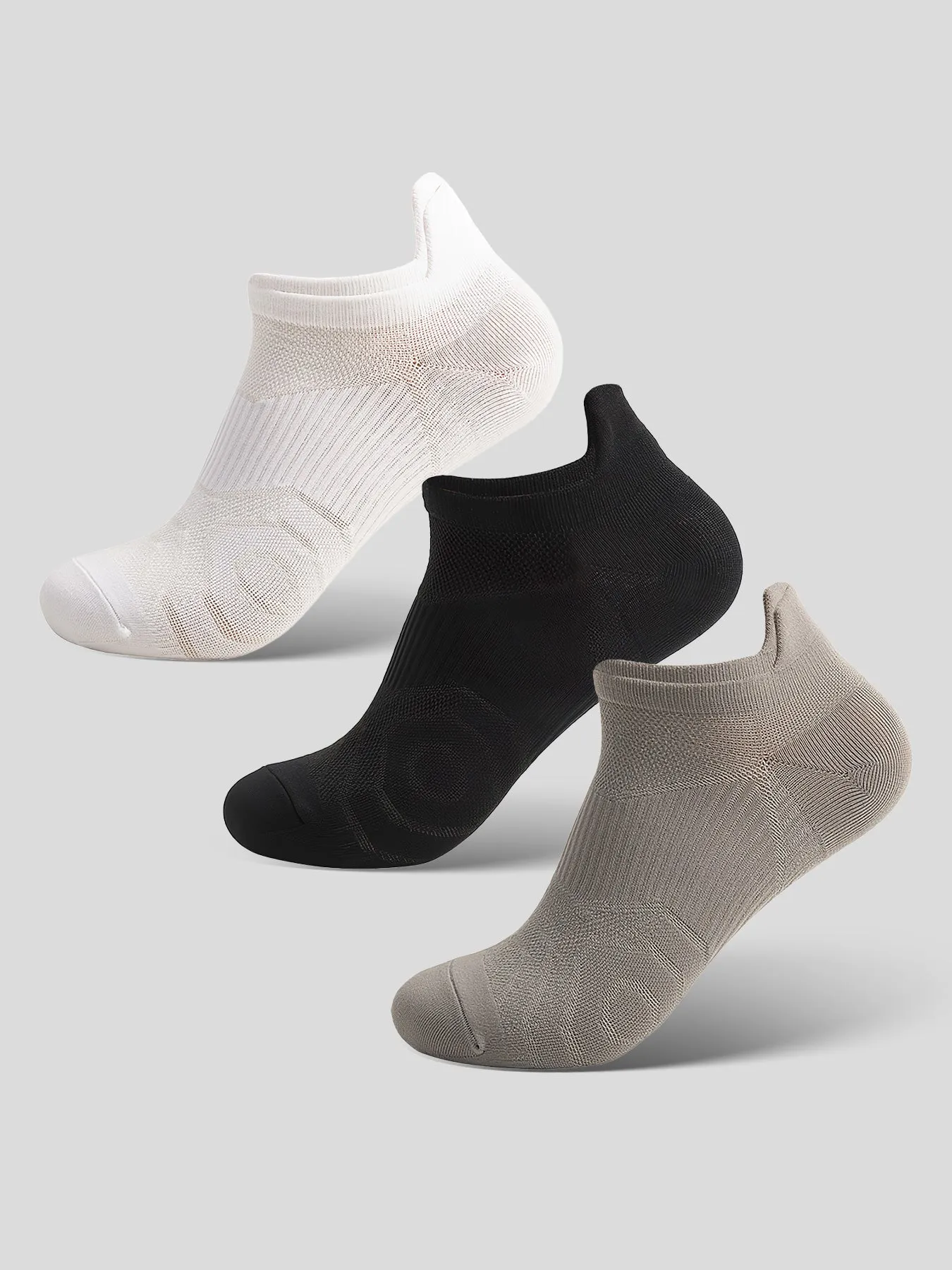Multicolor Performance Tab Socks 3-Pack sold by Fioboc