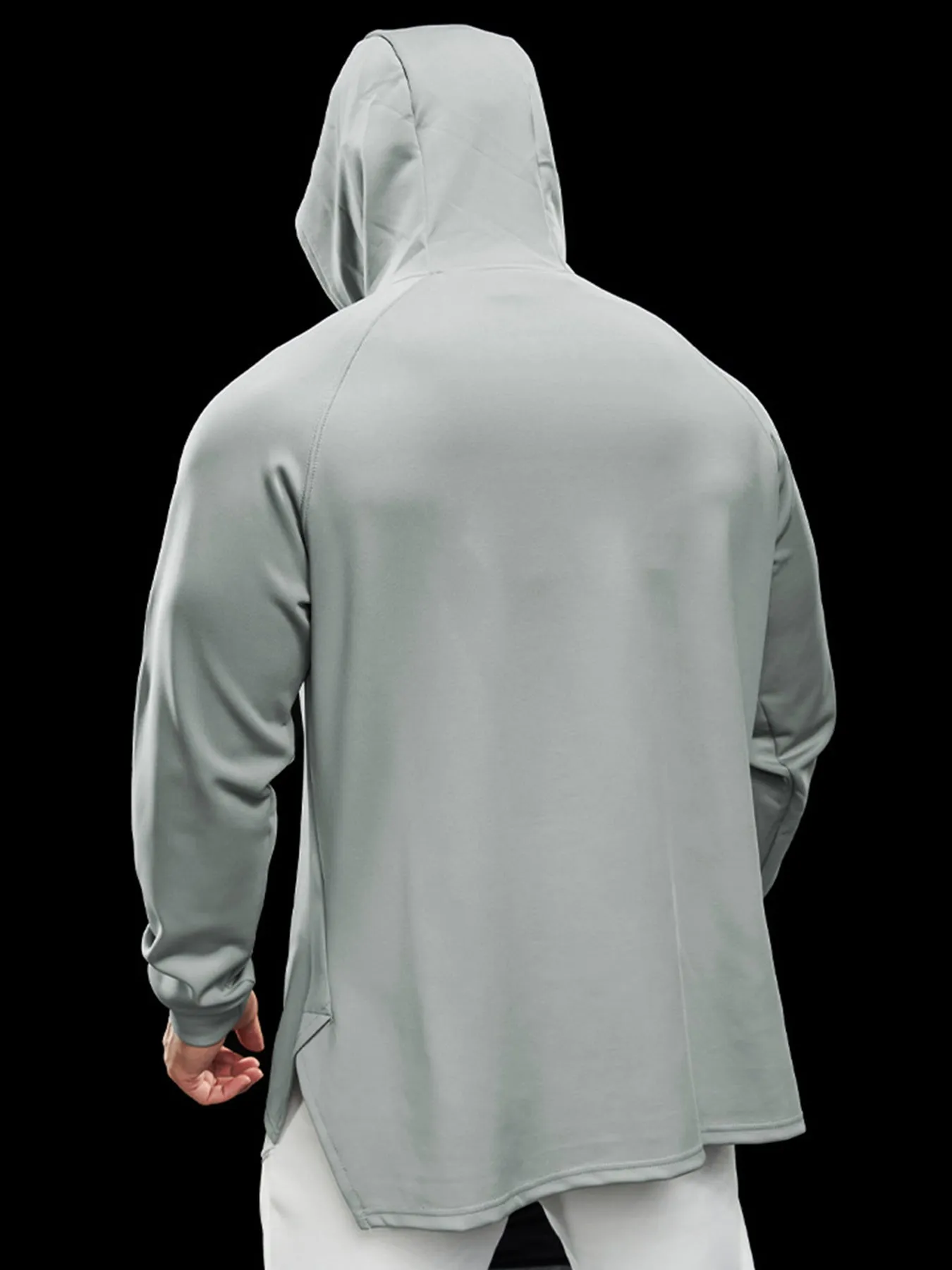 Smoothblend Split Hem Hoodie sold by Fioboc product image thumbnail 3