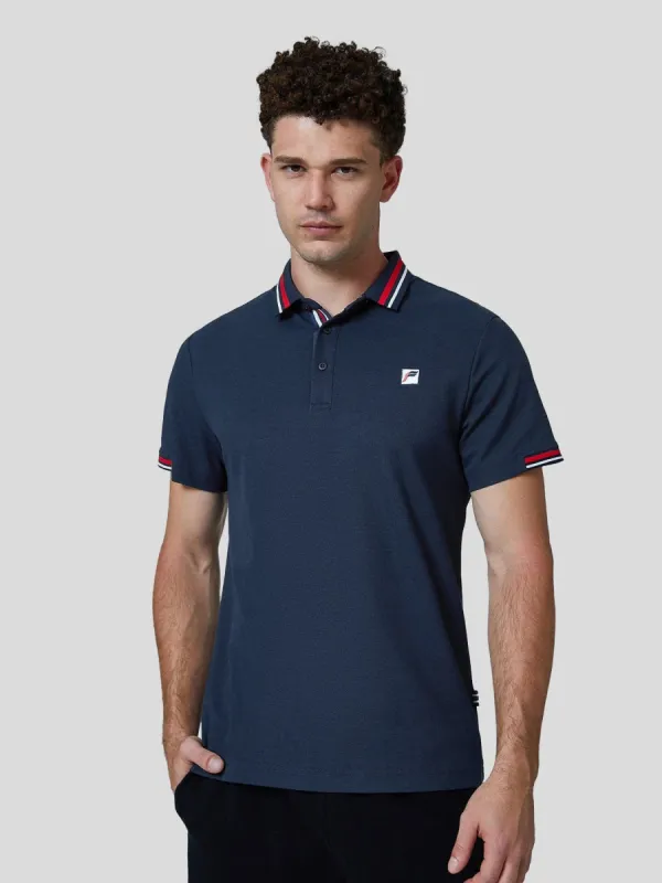 Classic Jacquard Collar Polo Shirt sold by Fioboc