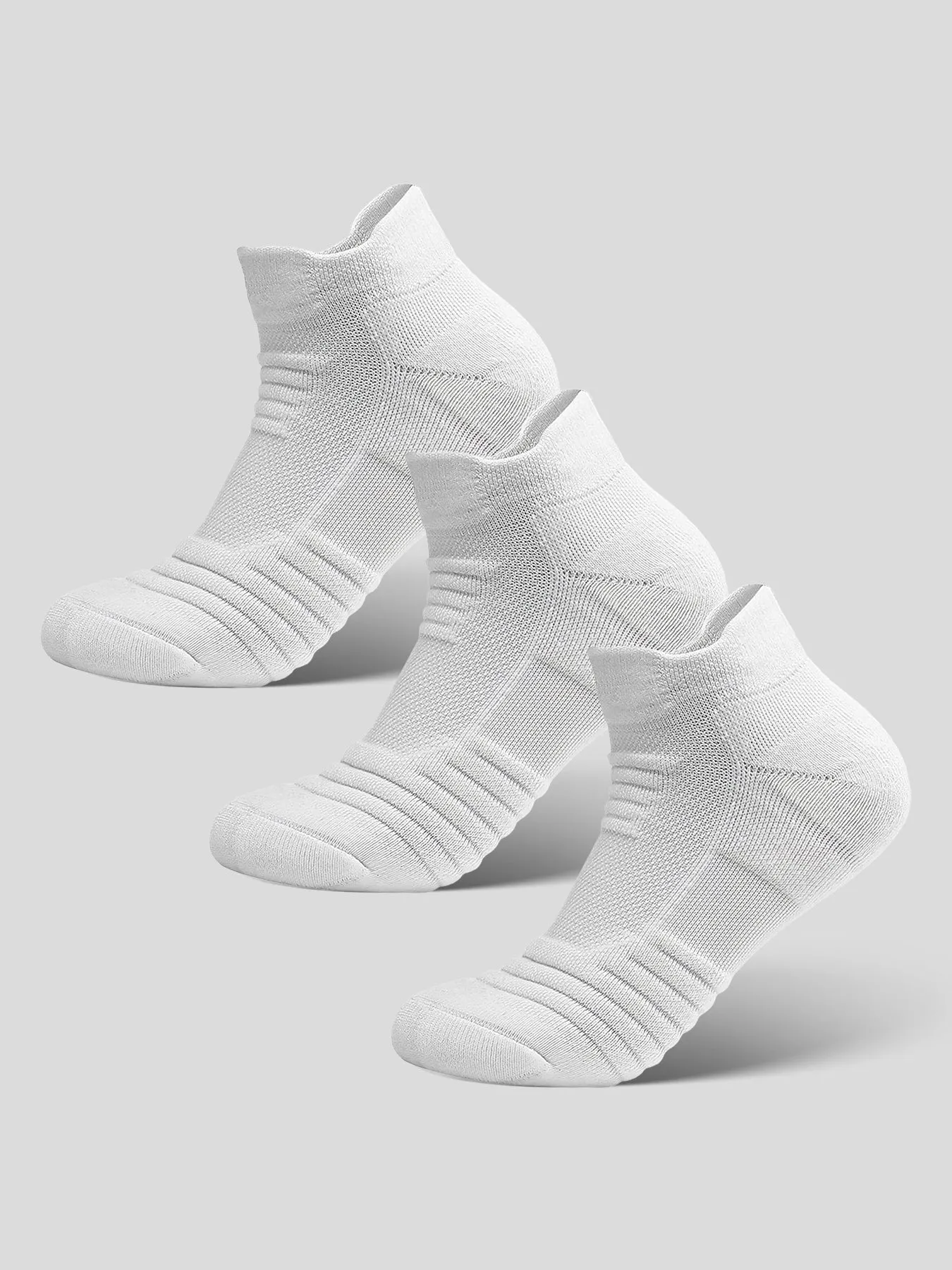 Solid Color Cotton Low Socks 3-Pack sold by Fioboc product image thumbnail 3