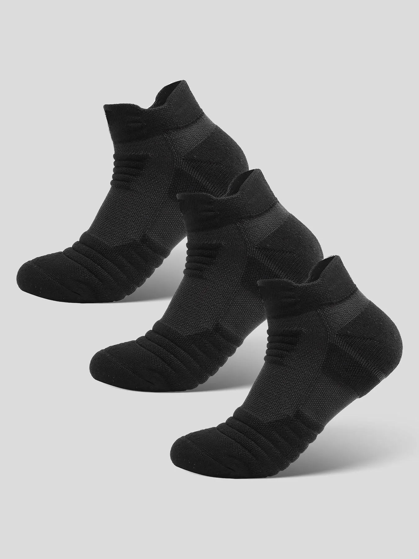 Solid Color Cotton Low Socks 3-Pack sold by Fioboc