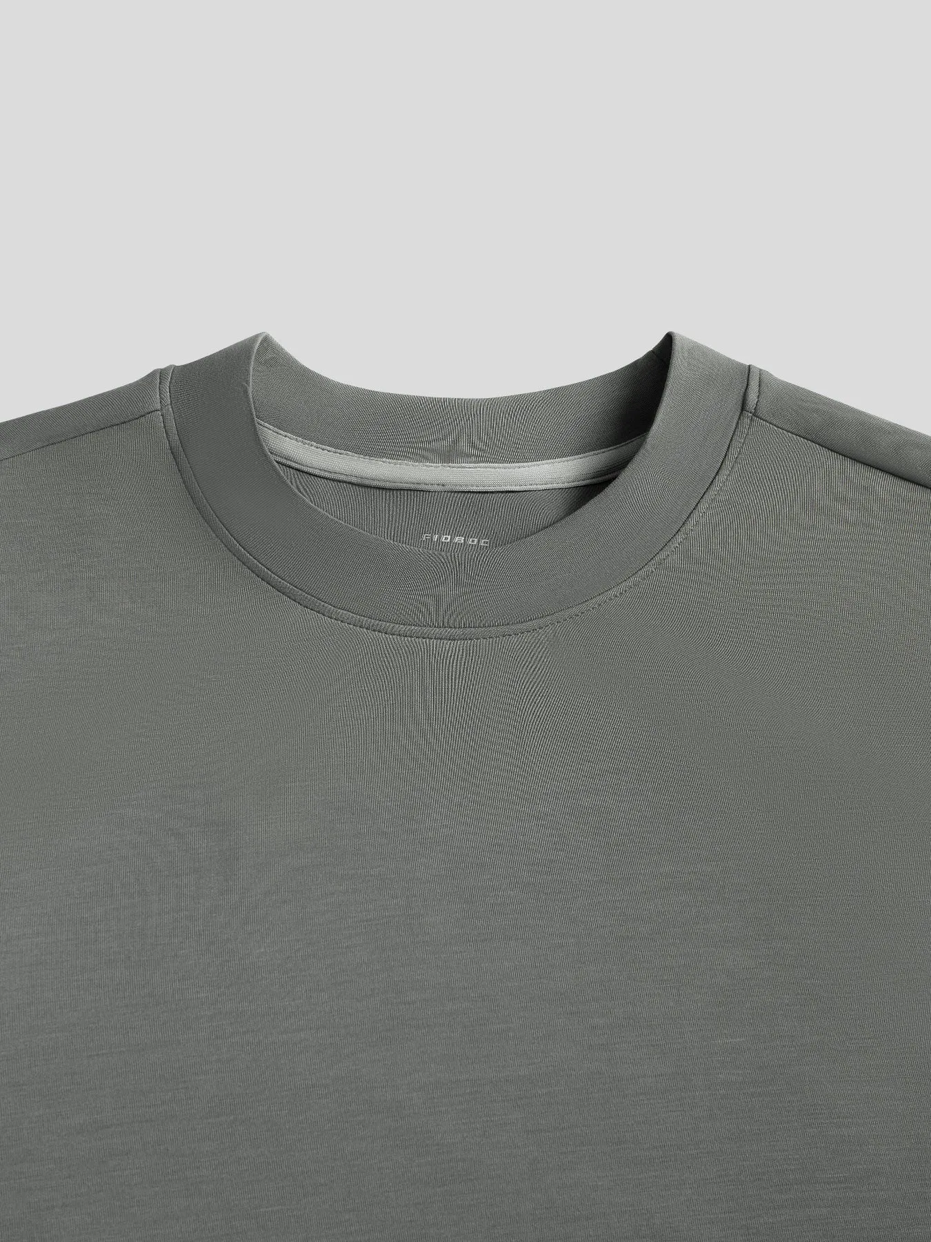 Modal Blend Elbow Patch Long Sleeve Tee:Classic Fit sold by Fioboc product image thumbnail 2