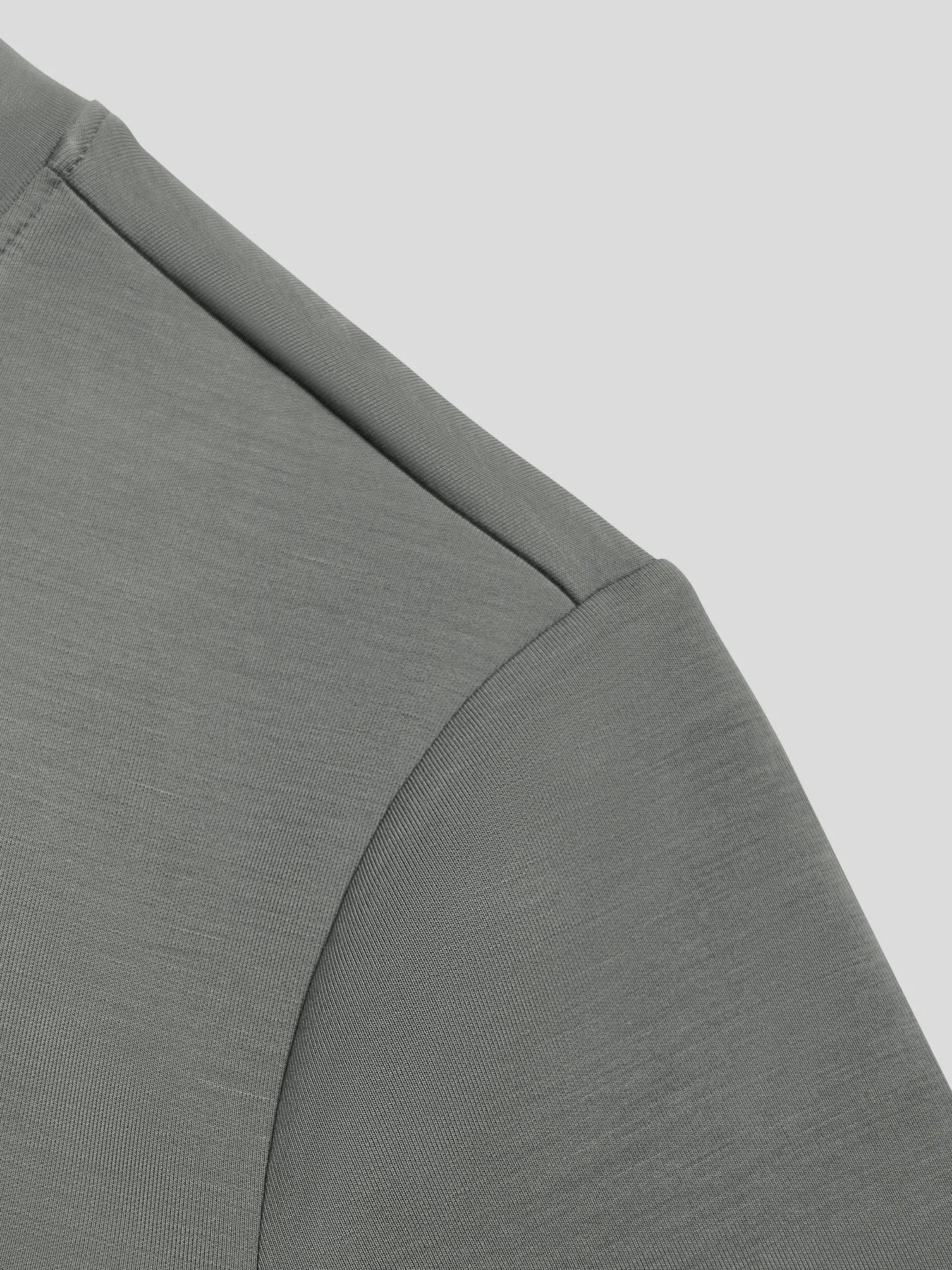 Modal Blend Elbow Patch Long Sleeve Tee:Classic Fit sold by Fioboc product image thumbnail 3