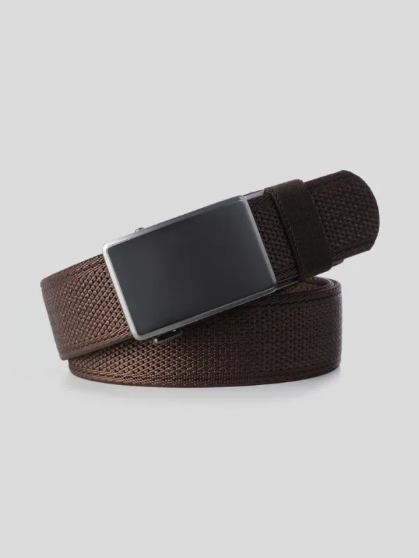 Automatic Buckle Woven Casual Belt sold by Fioboc