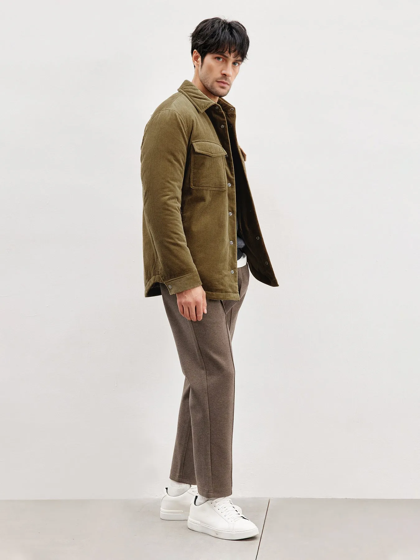 Corduroy Quilted Jacket sold by Fioboc product image thumbnail 3