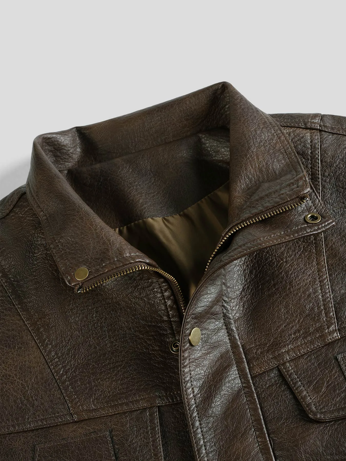 Faux Leather Jacket sold by Fioboc product image thumbnail 2
