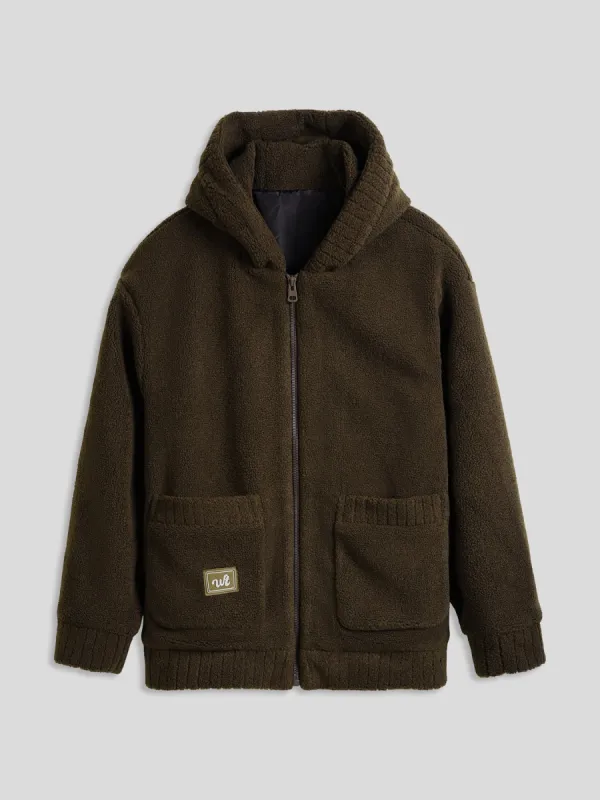 Fleece Hooded Jacket sold by Fioboc