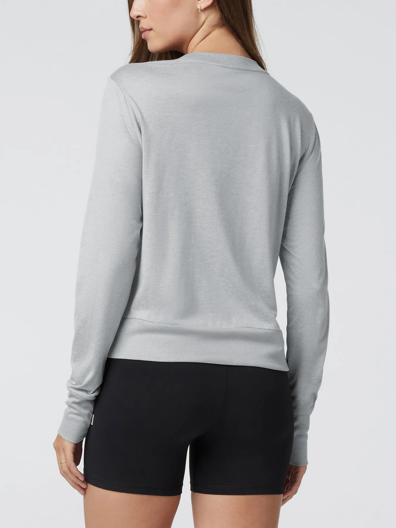 Velou Long Sleeve Crew Tee sold by Fioboc product image thumbnail 2